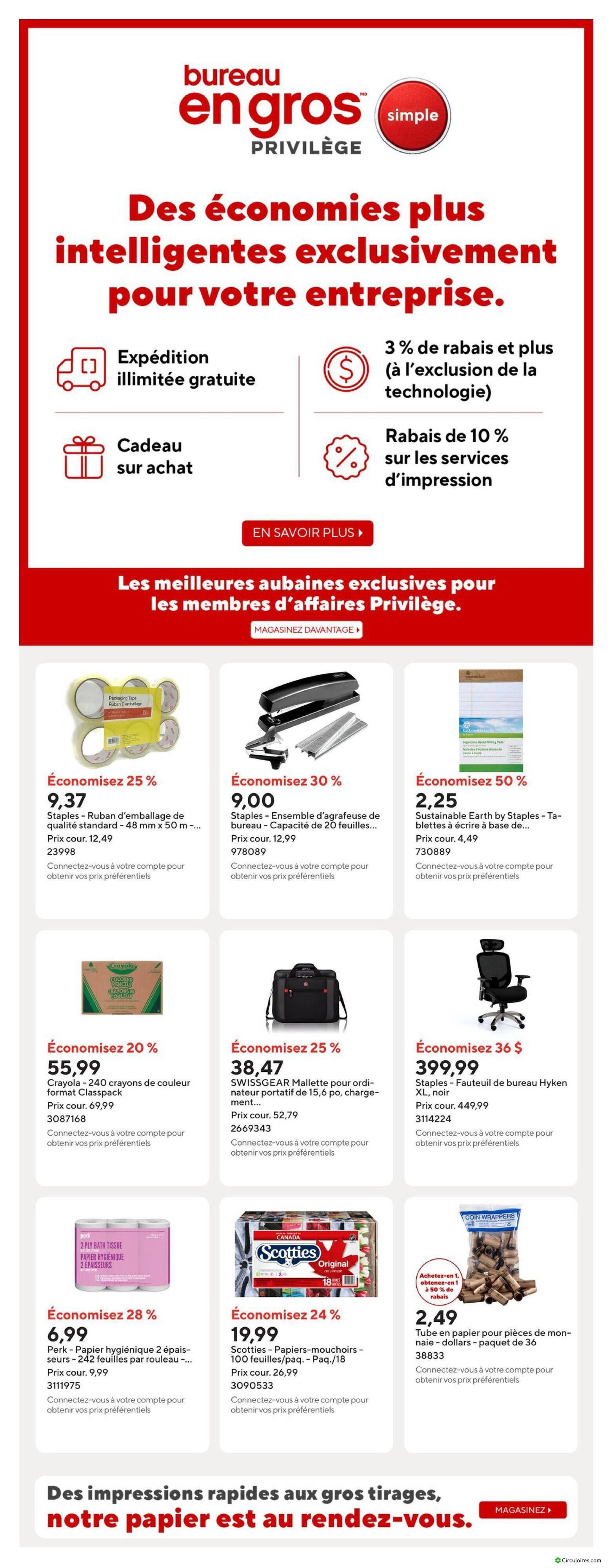 Bureau en Gros