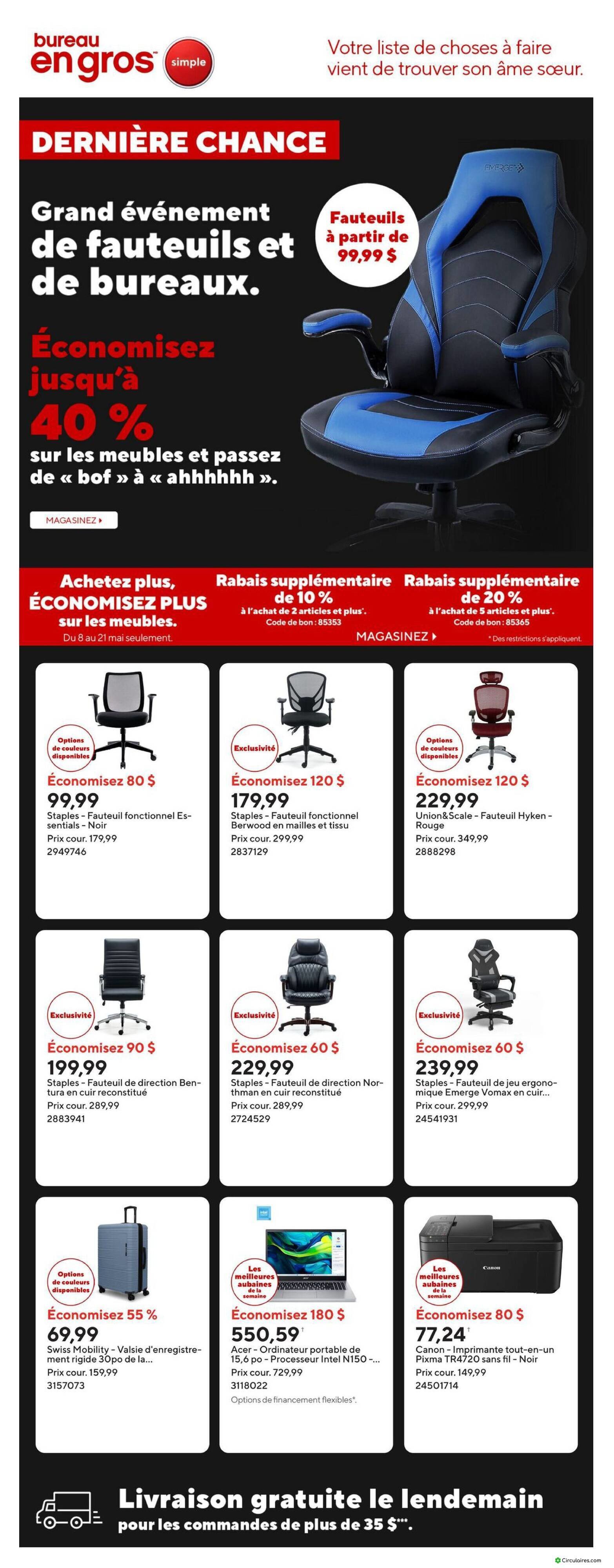 Bureau en Gros