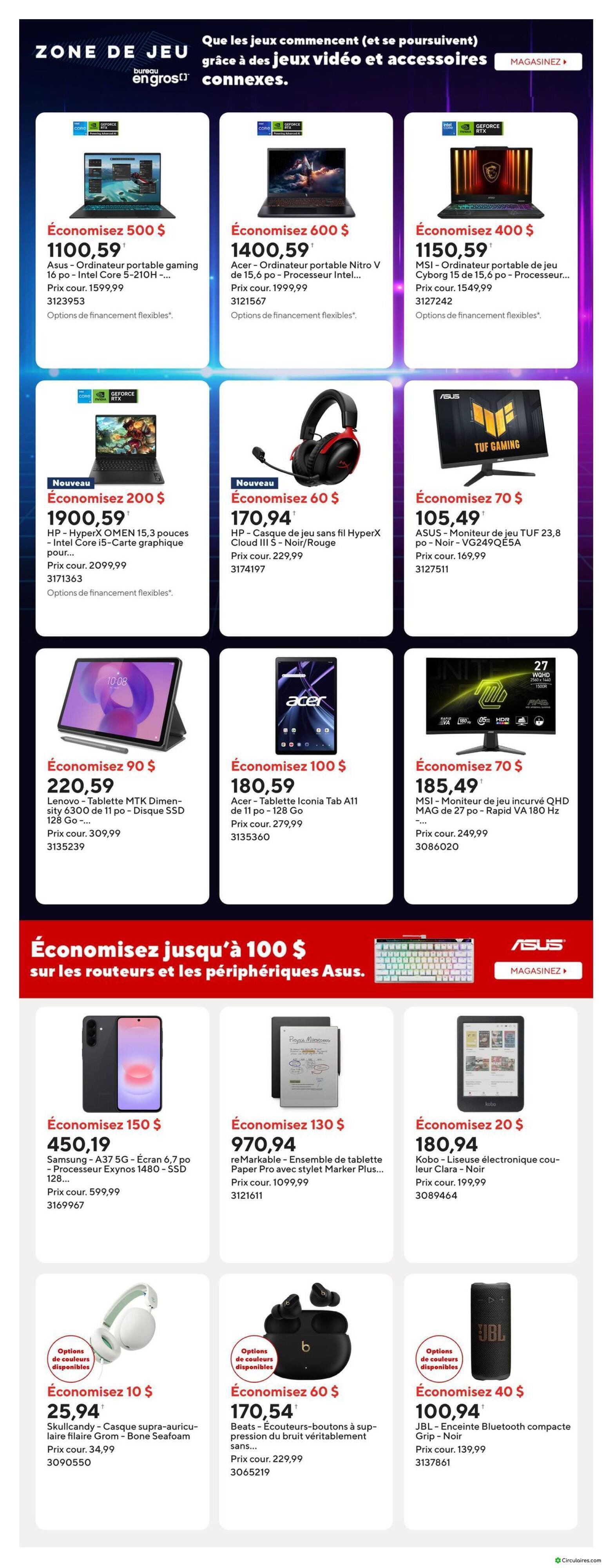 Bureau en Gros