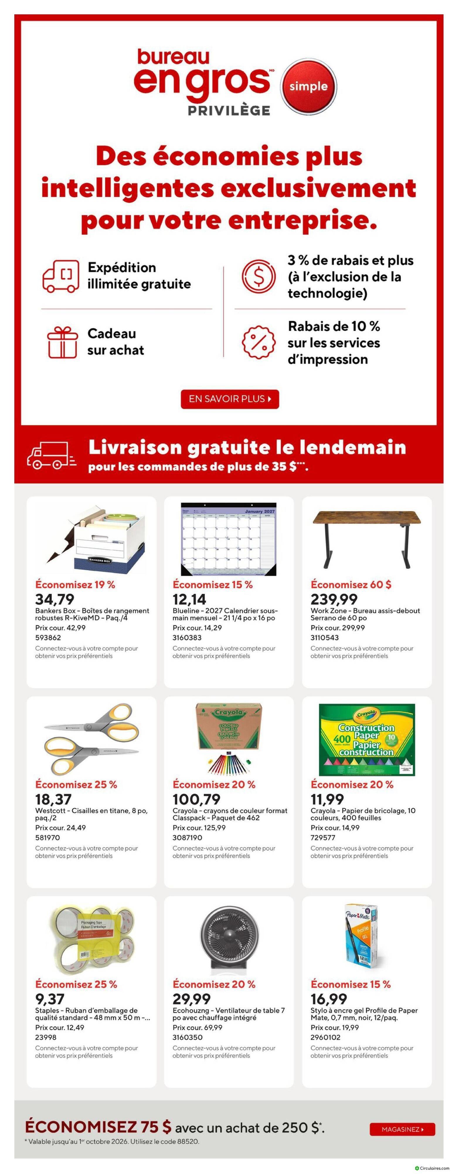Bureau en Gros