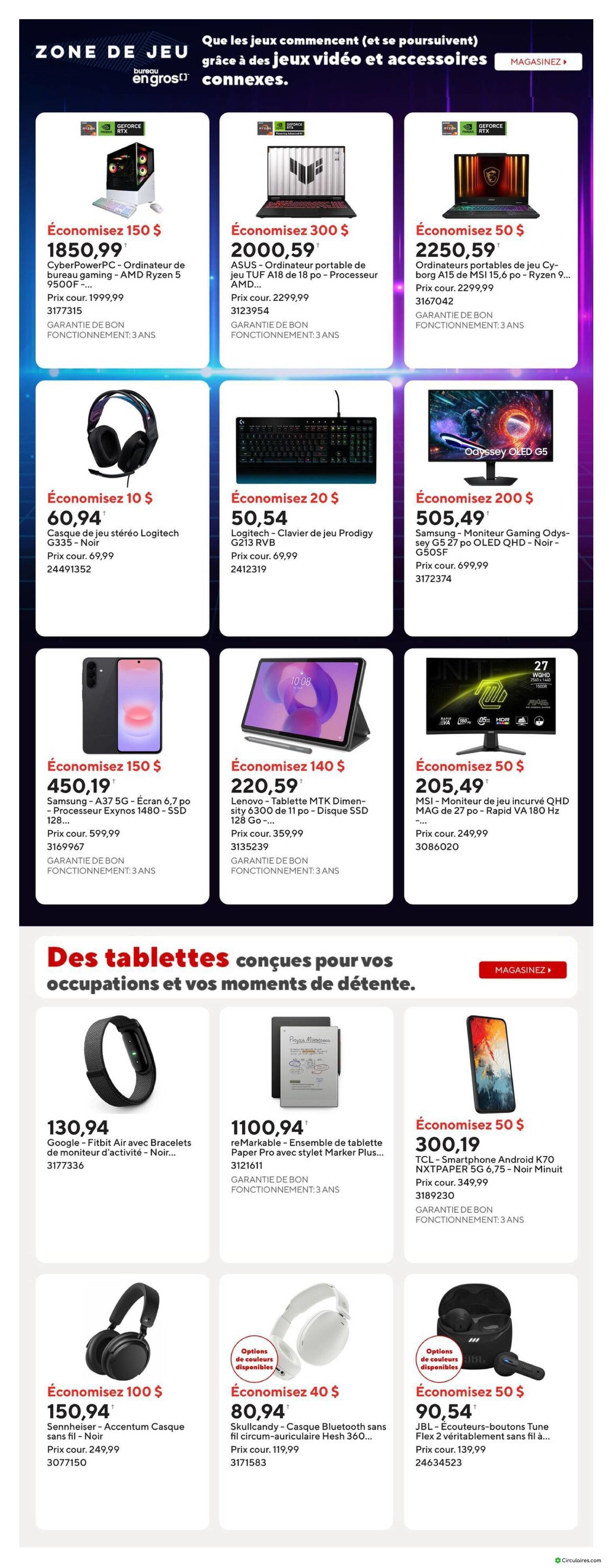 Bureau en Gros