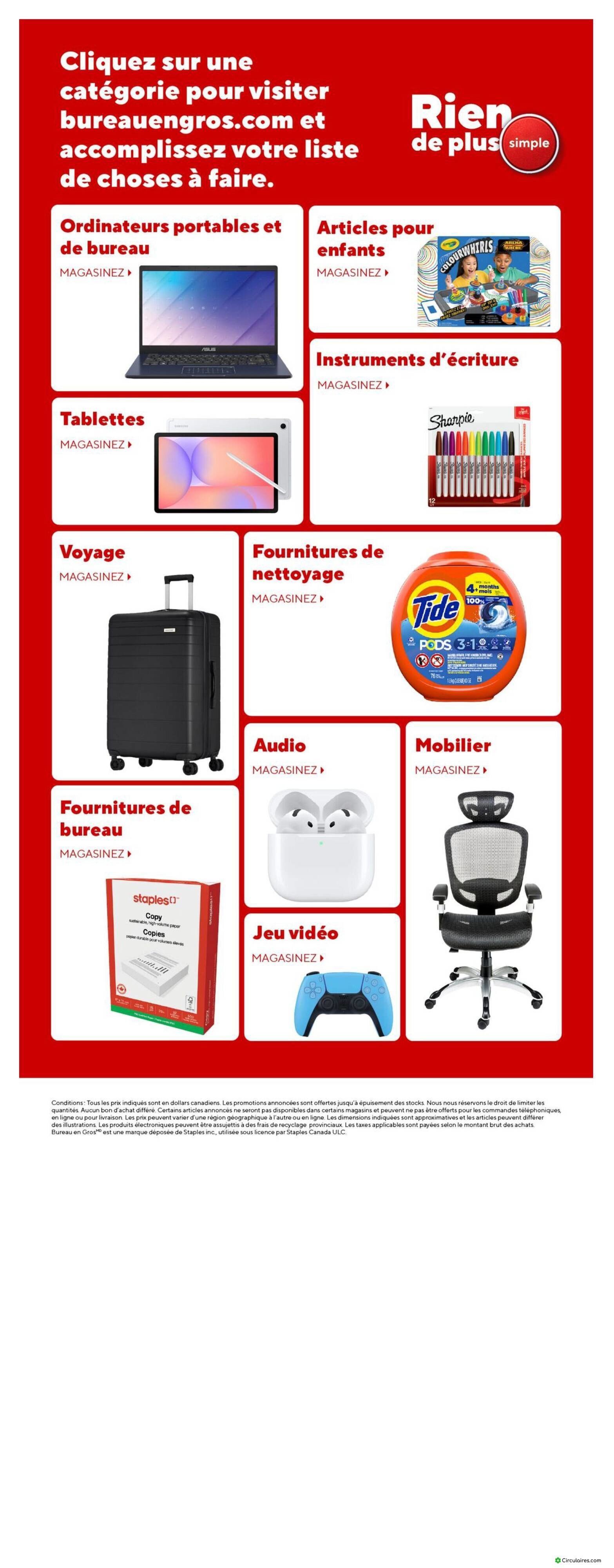 Bureau en Gros