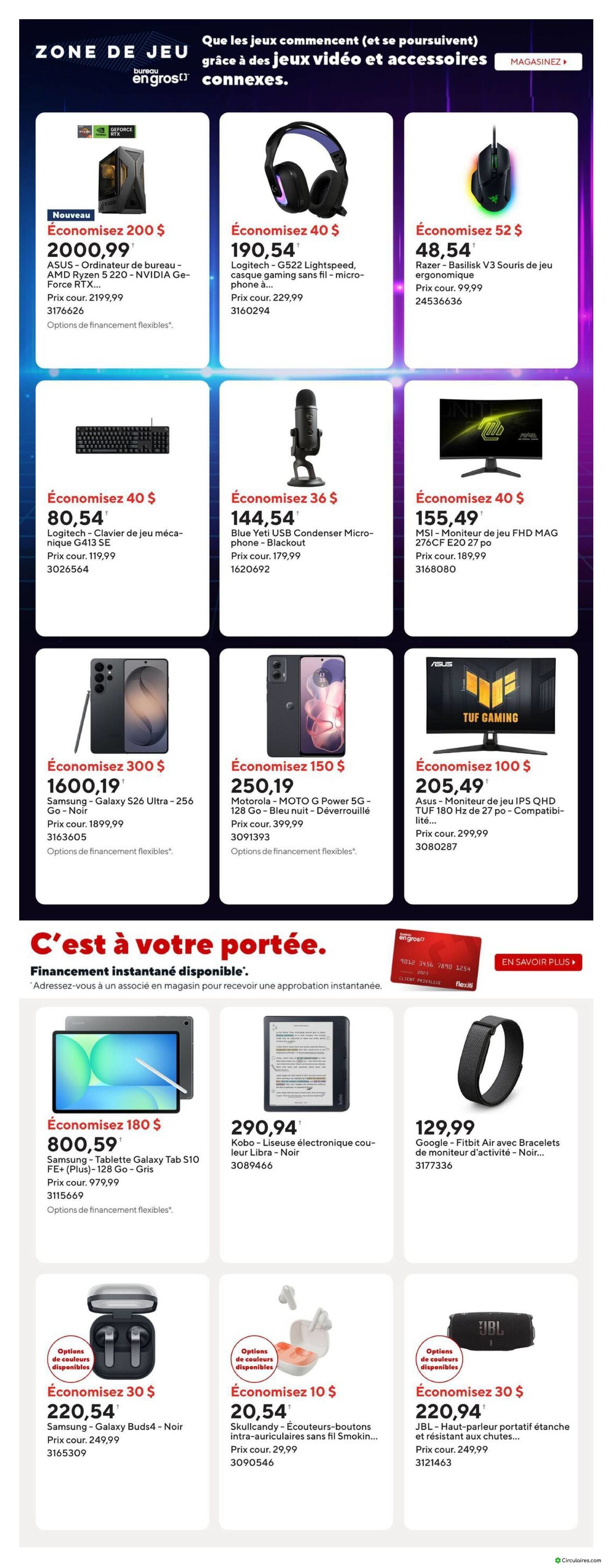 Bureau en Gros