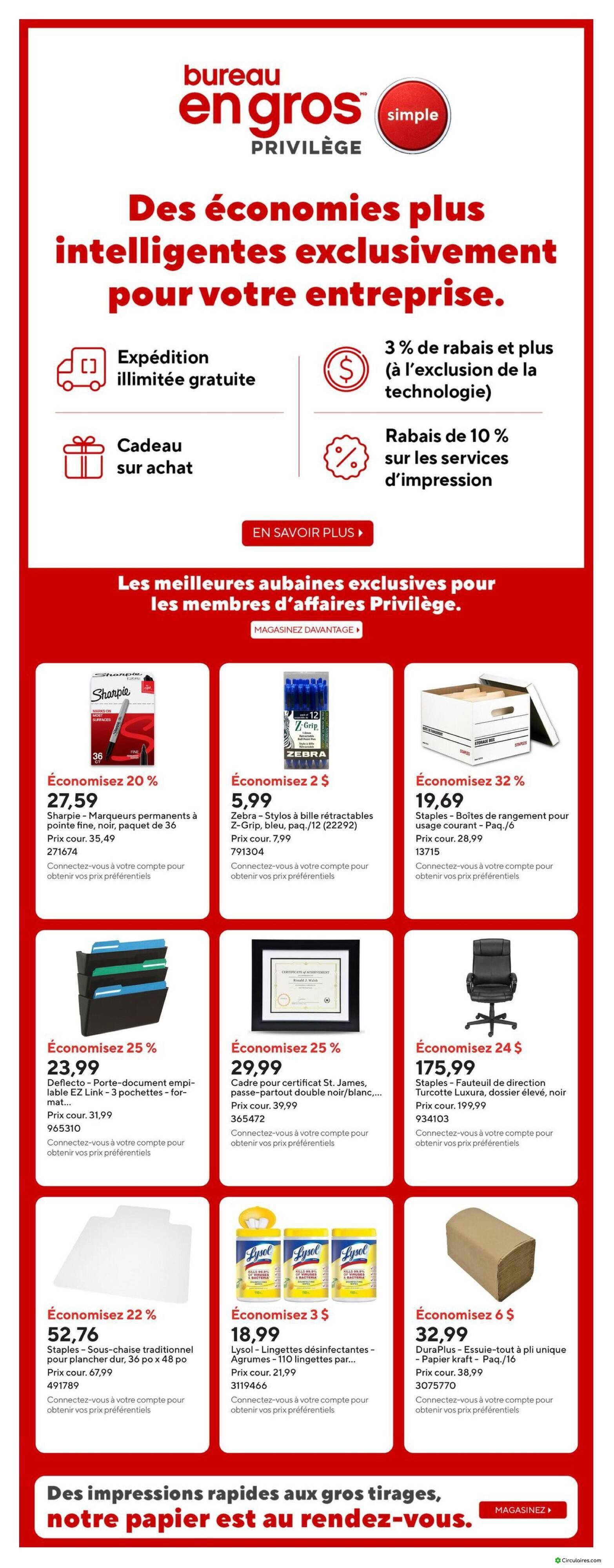 Bureau en Gros