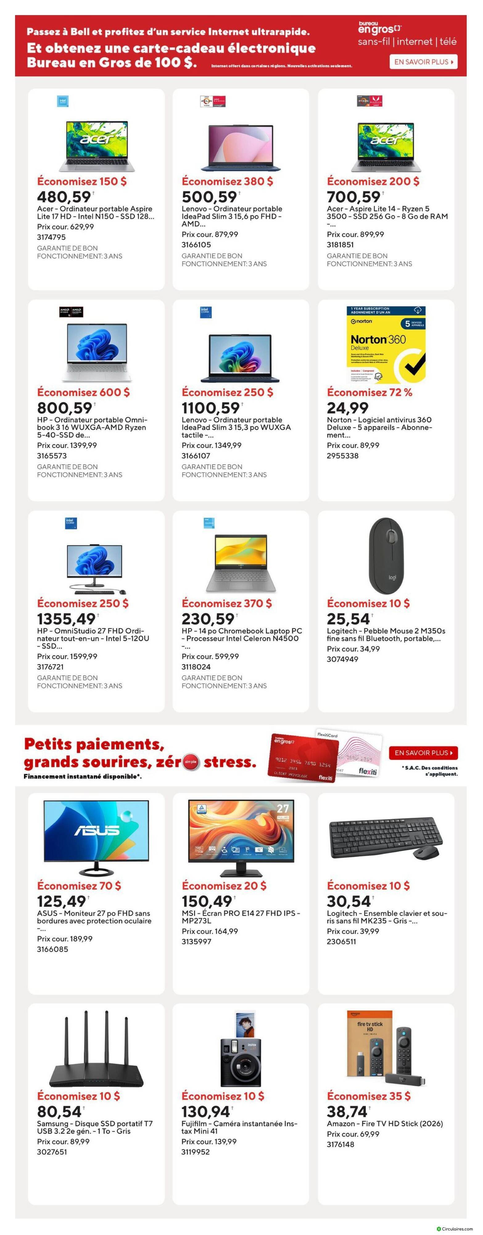 Bureau en Gros