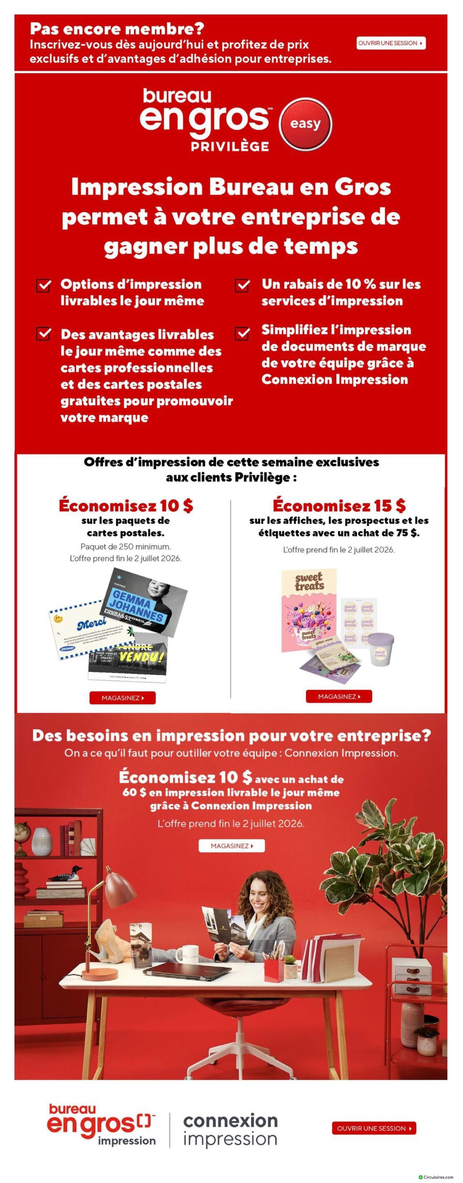 Bureau en Gros
