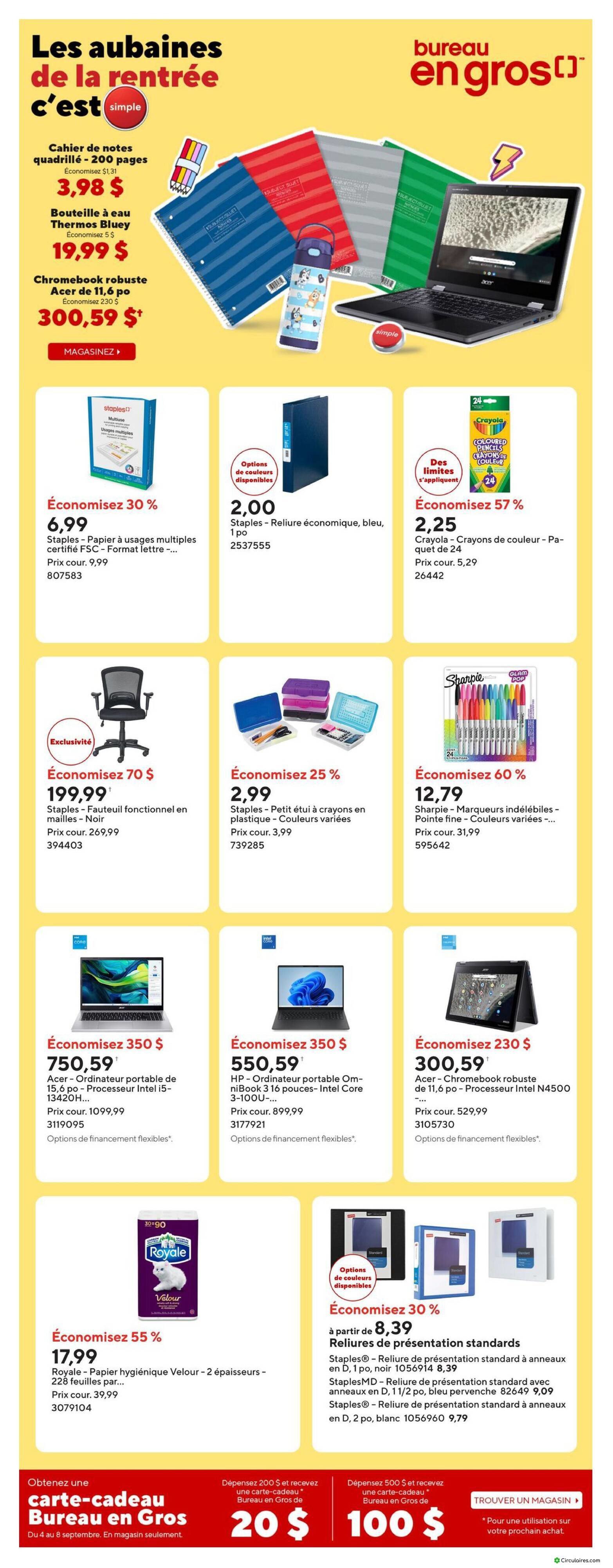 Bureau en Gros
