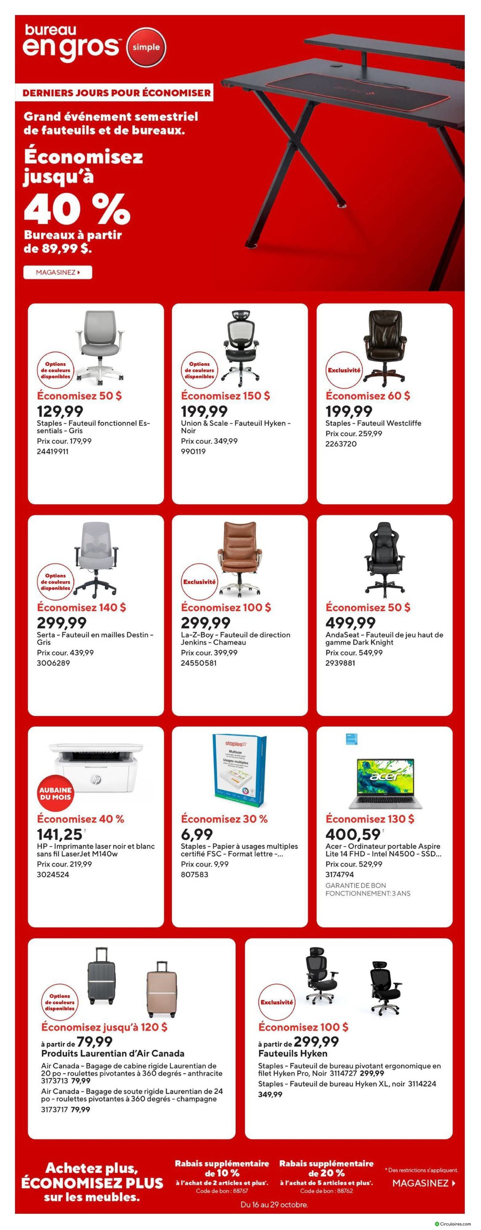 Bureau en Gros