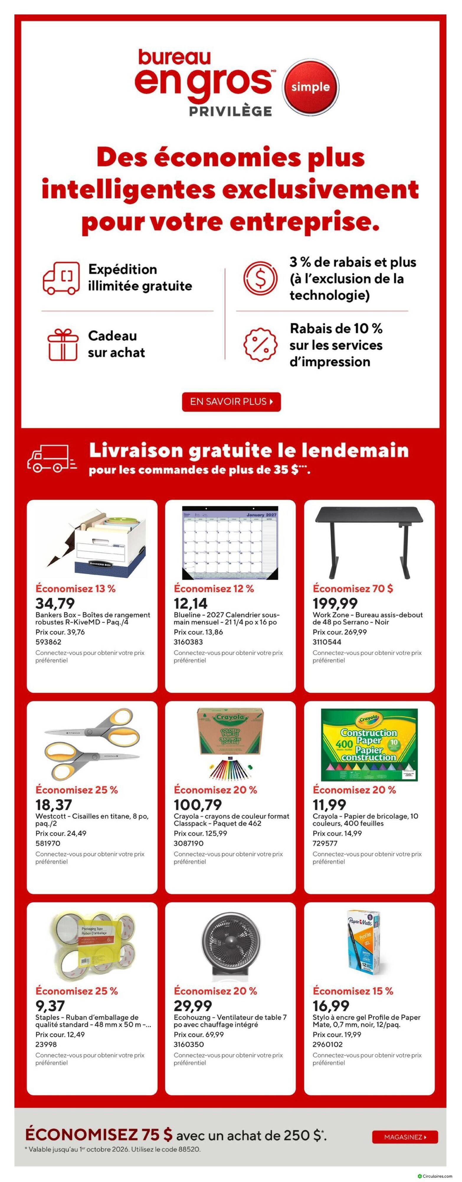 Bureau en Gros