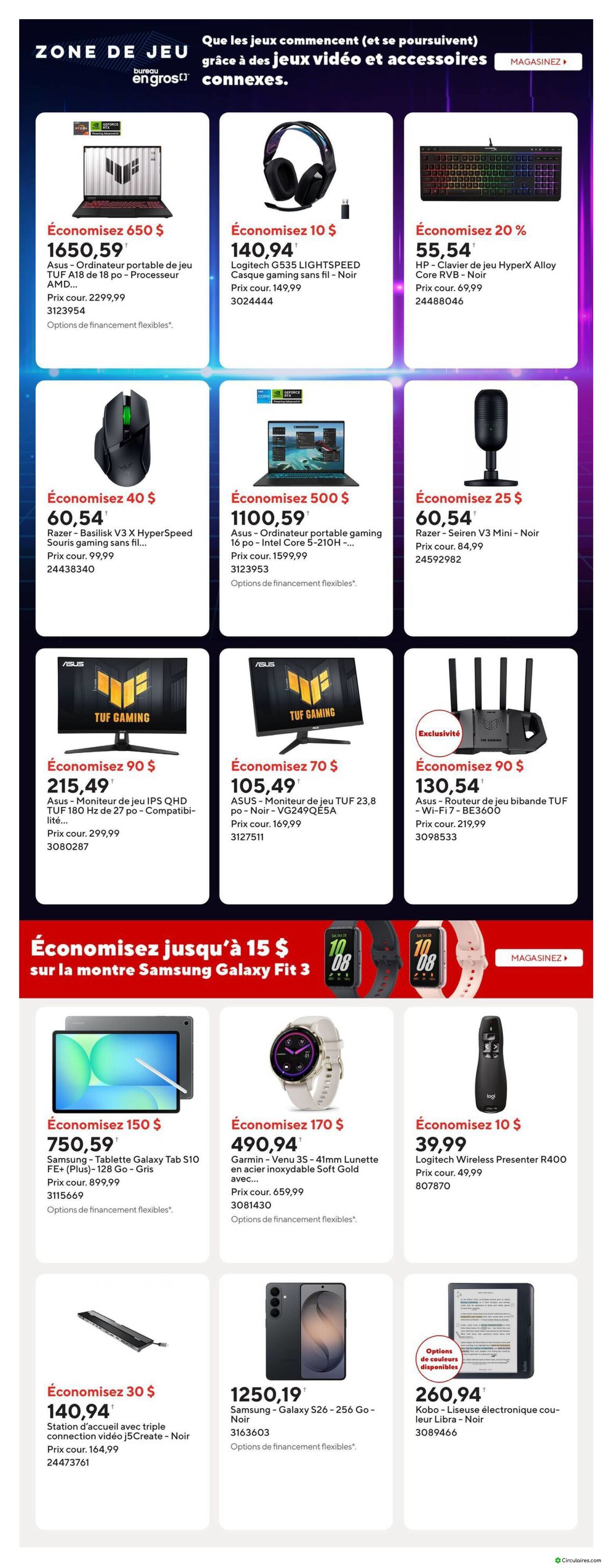 Bureau en Gros