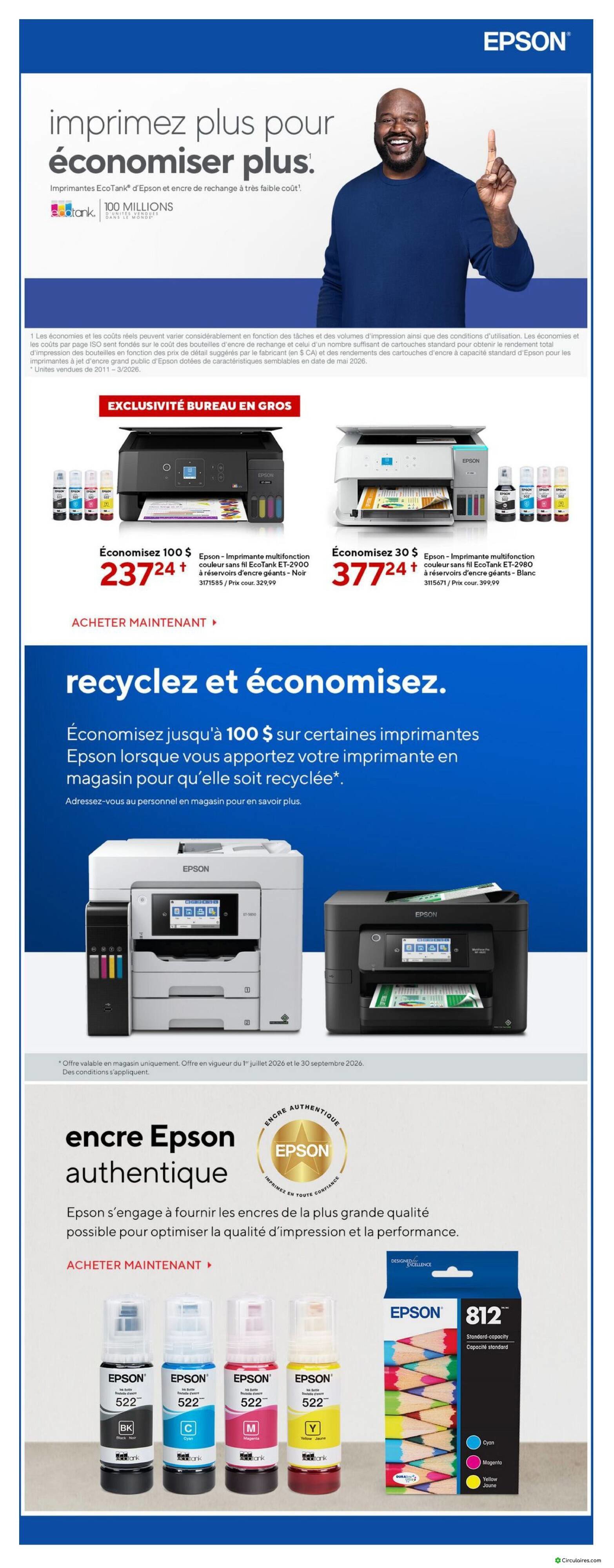 Bureau en Gros