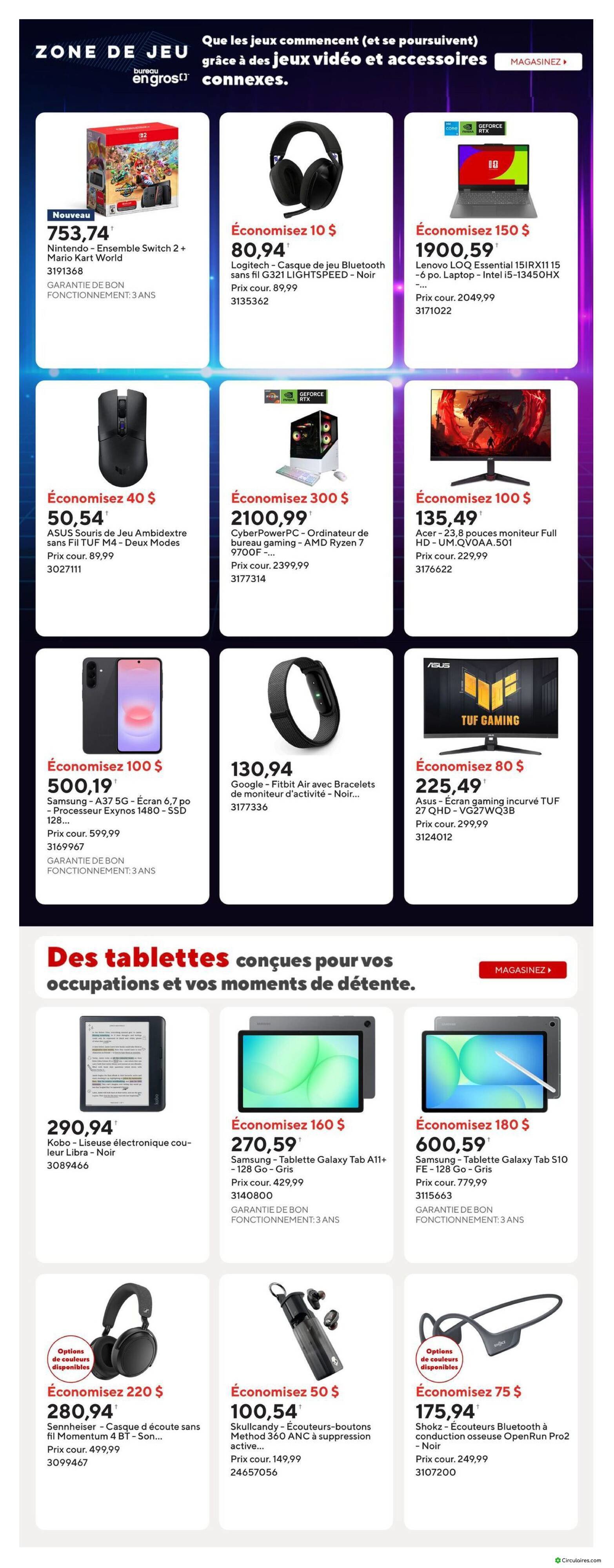 Bureau en Gros