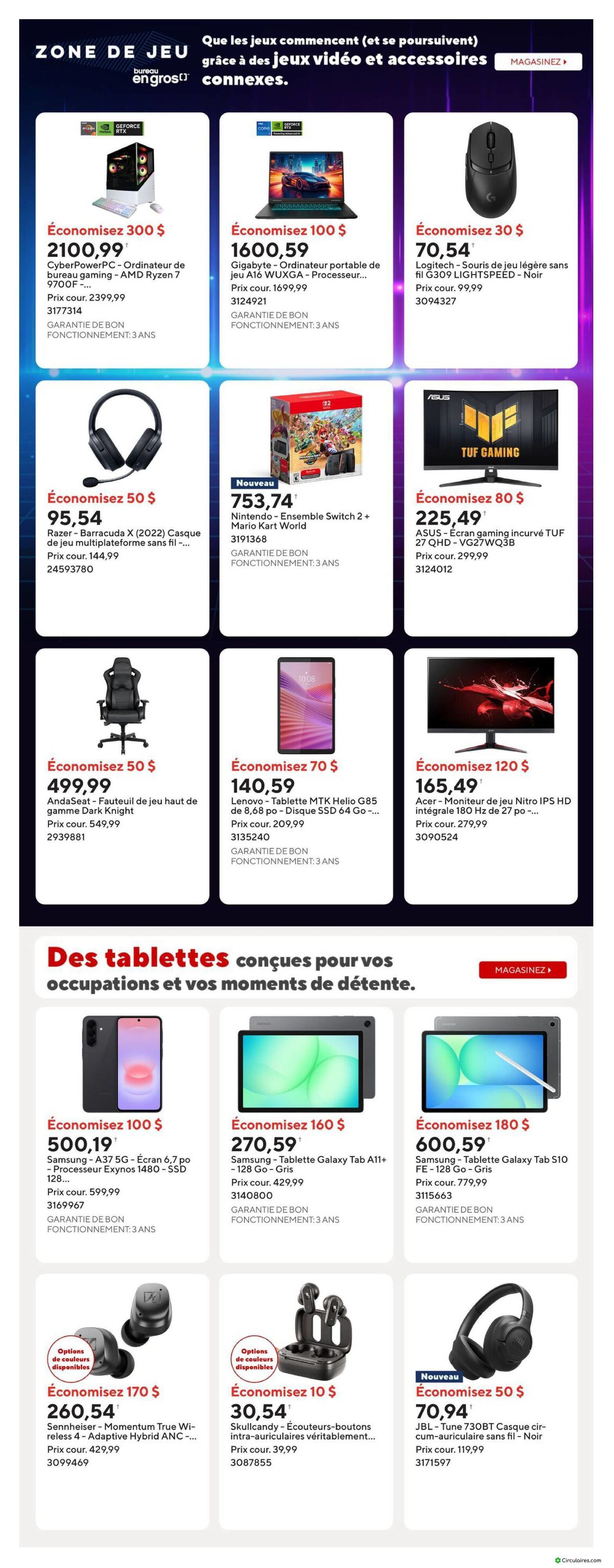 Bureau en Gros