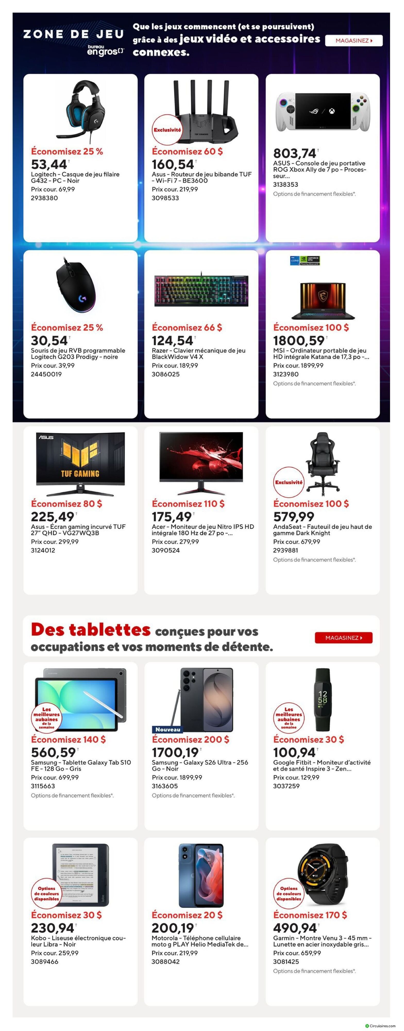 Bureau en Gros