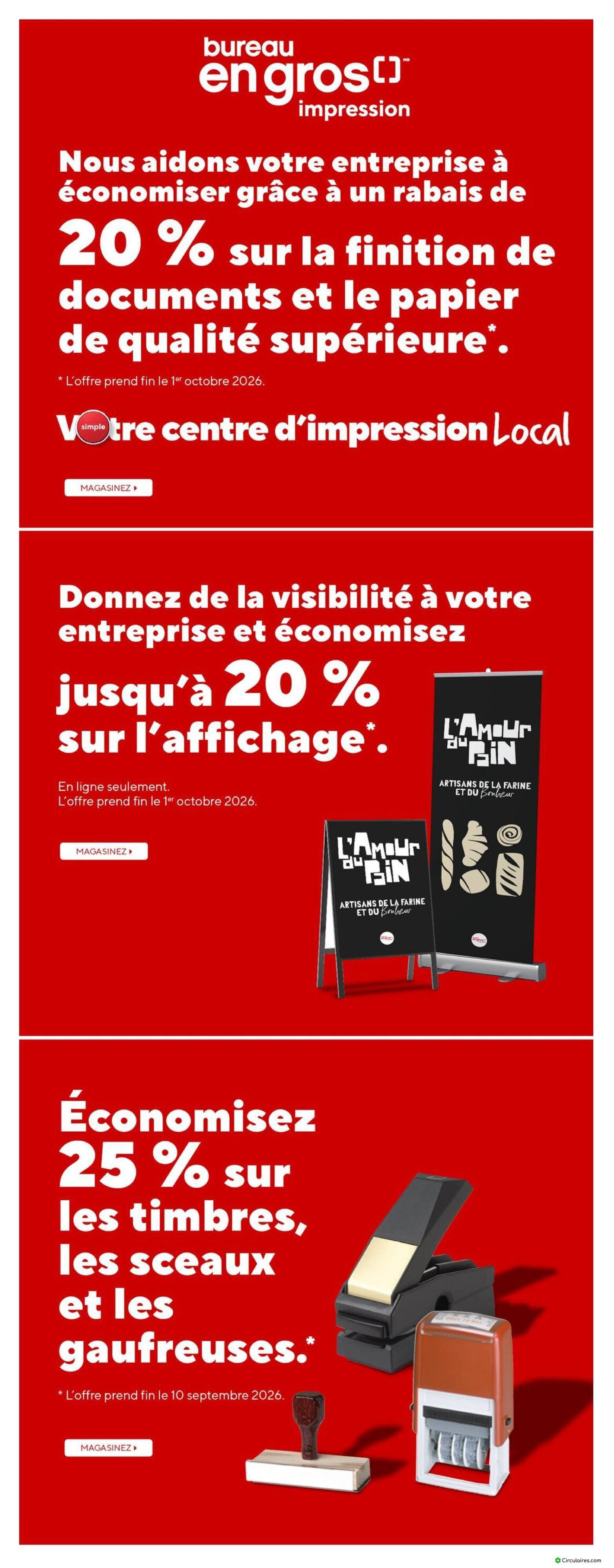 Bureau en Gros