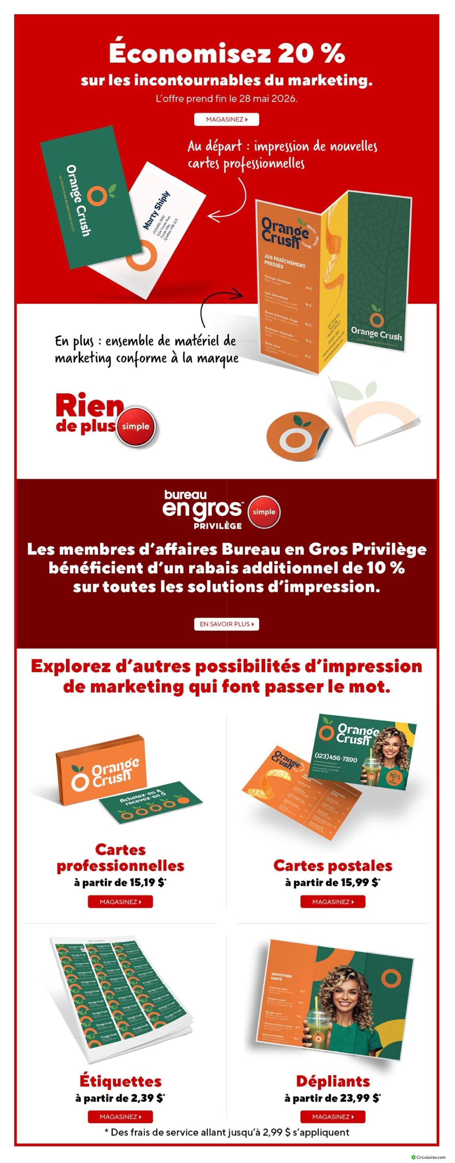Bureau en Gros