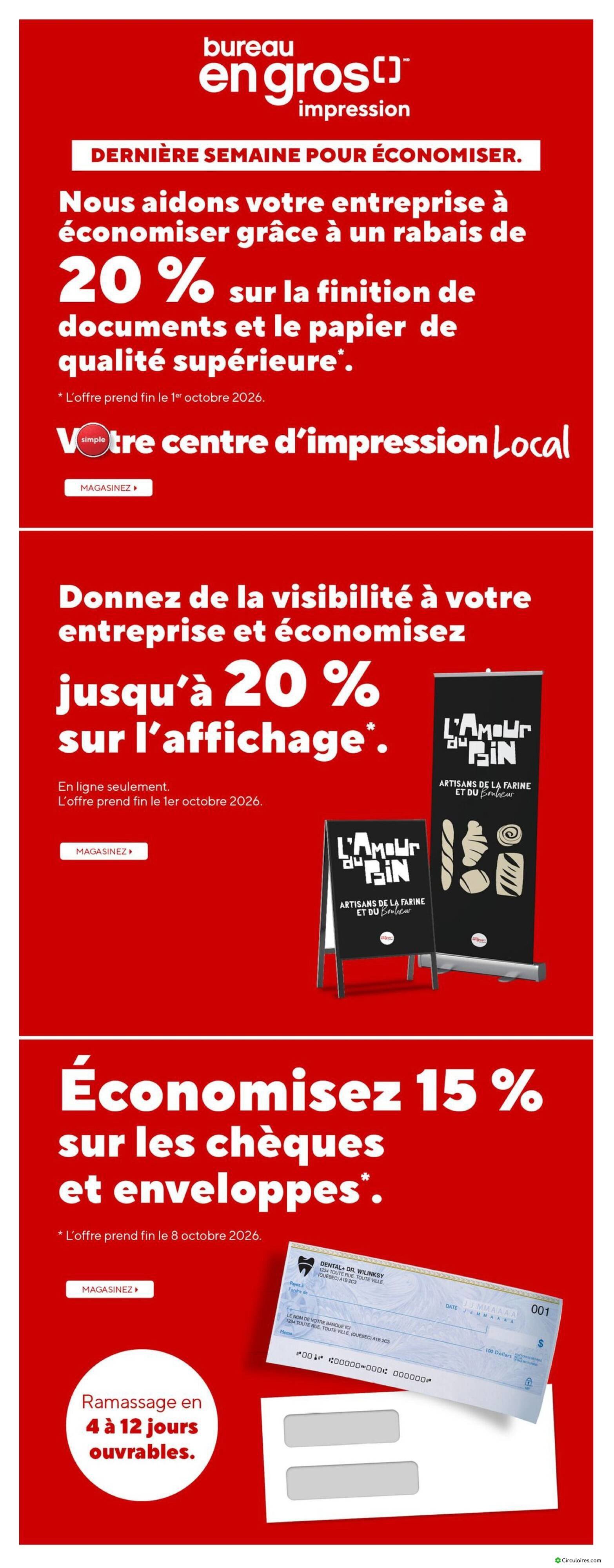 Bureau en Gros