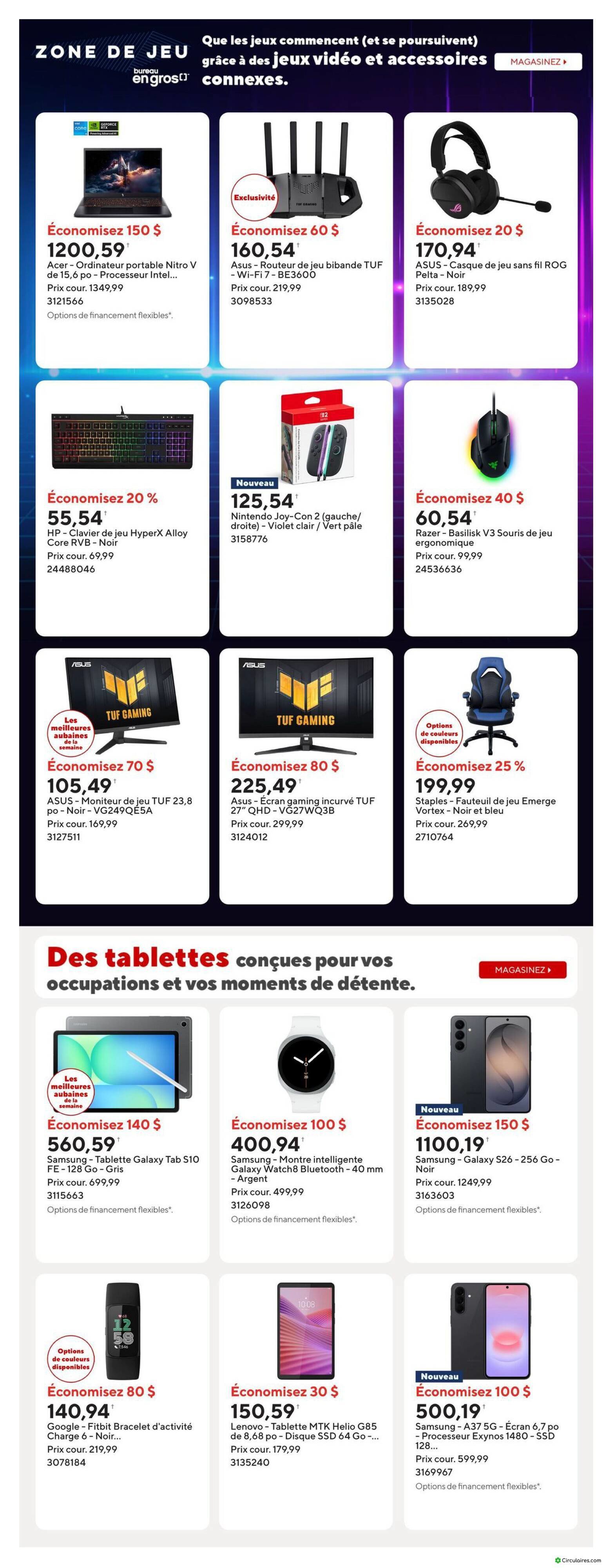 Bureau en Gros