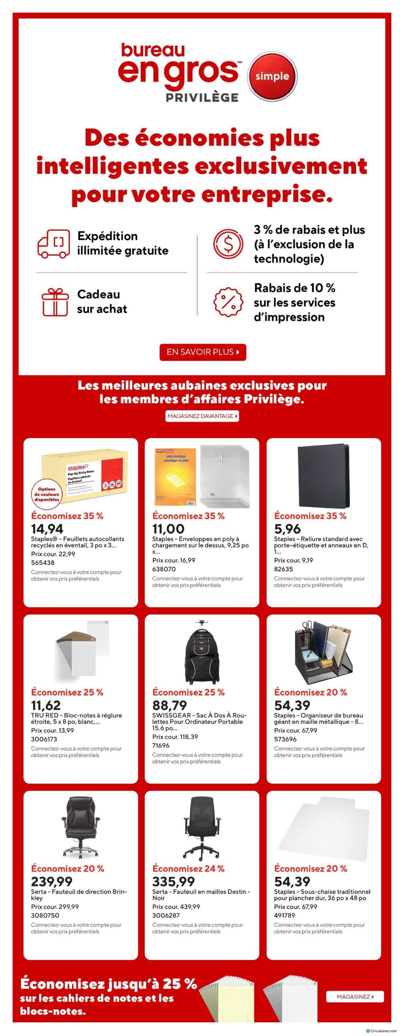 Bureau en Gros