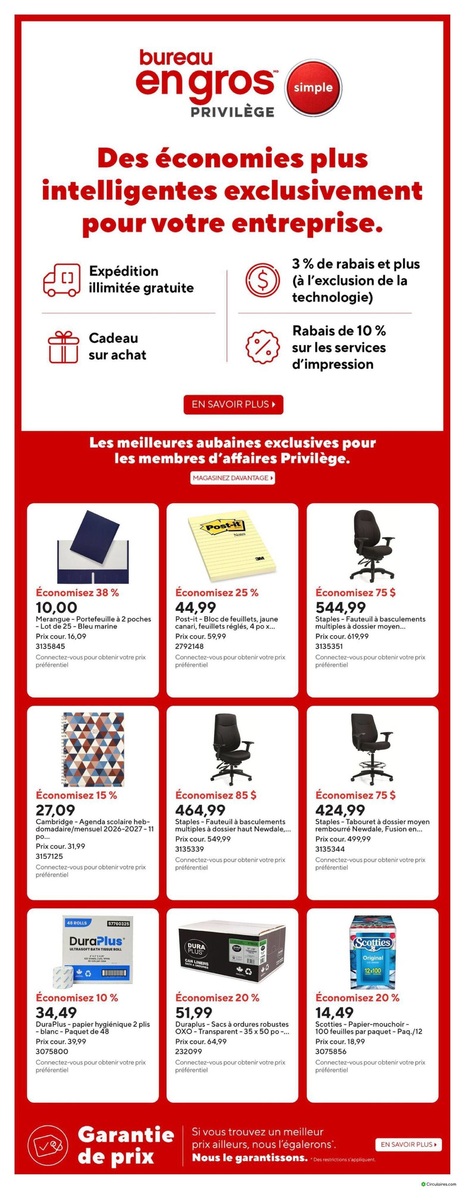 Bureau en Gros
