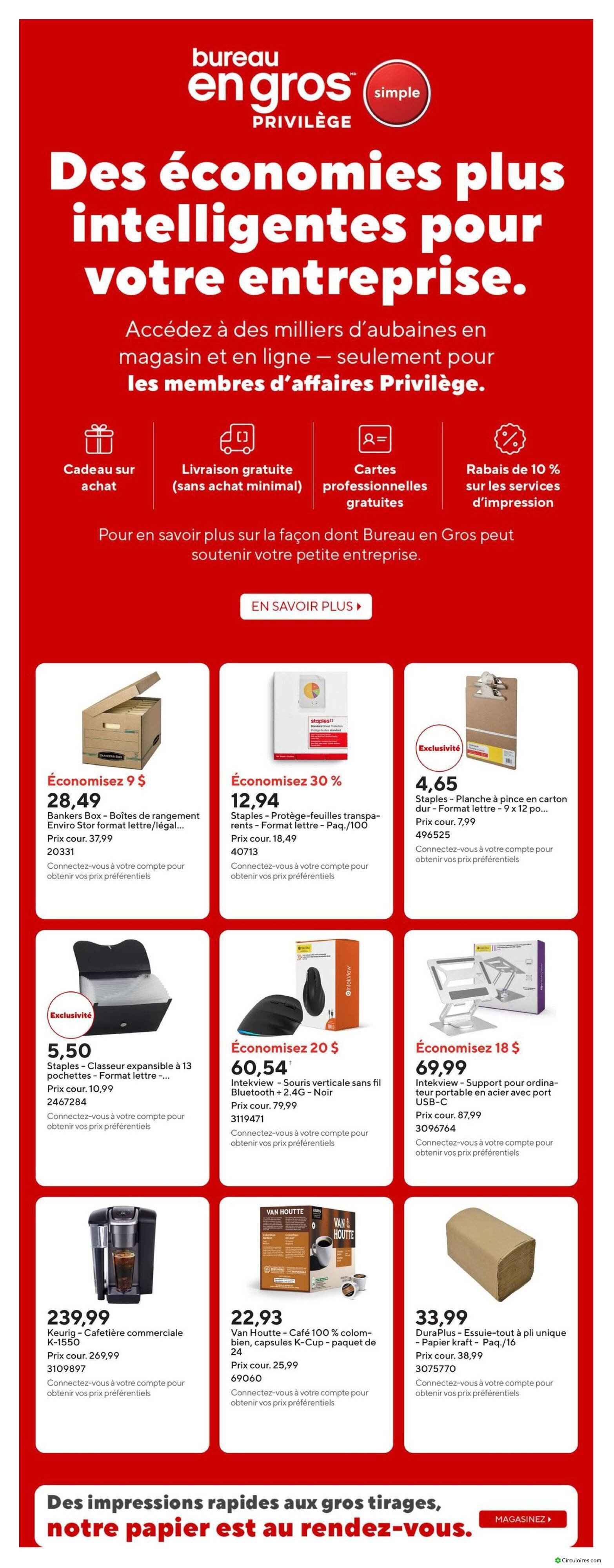 Bureau en Gros