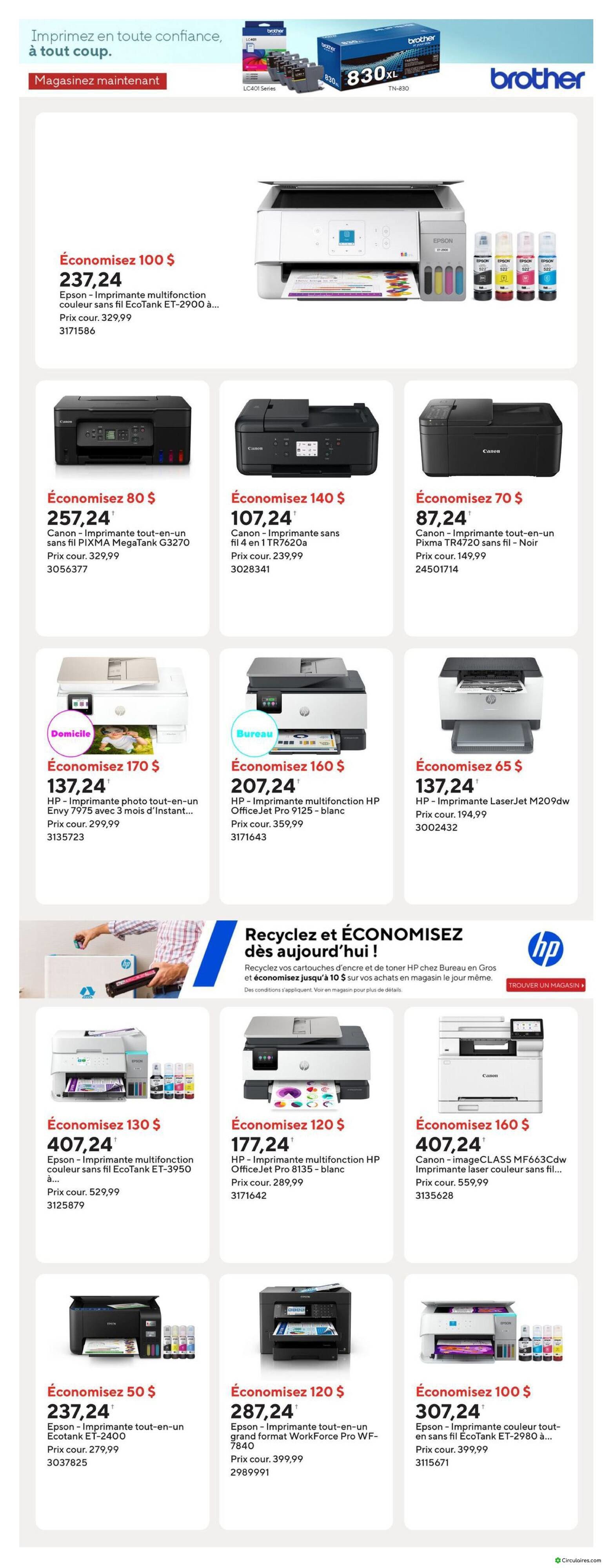 Bureau en Gros