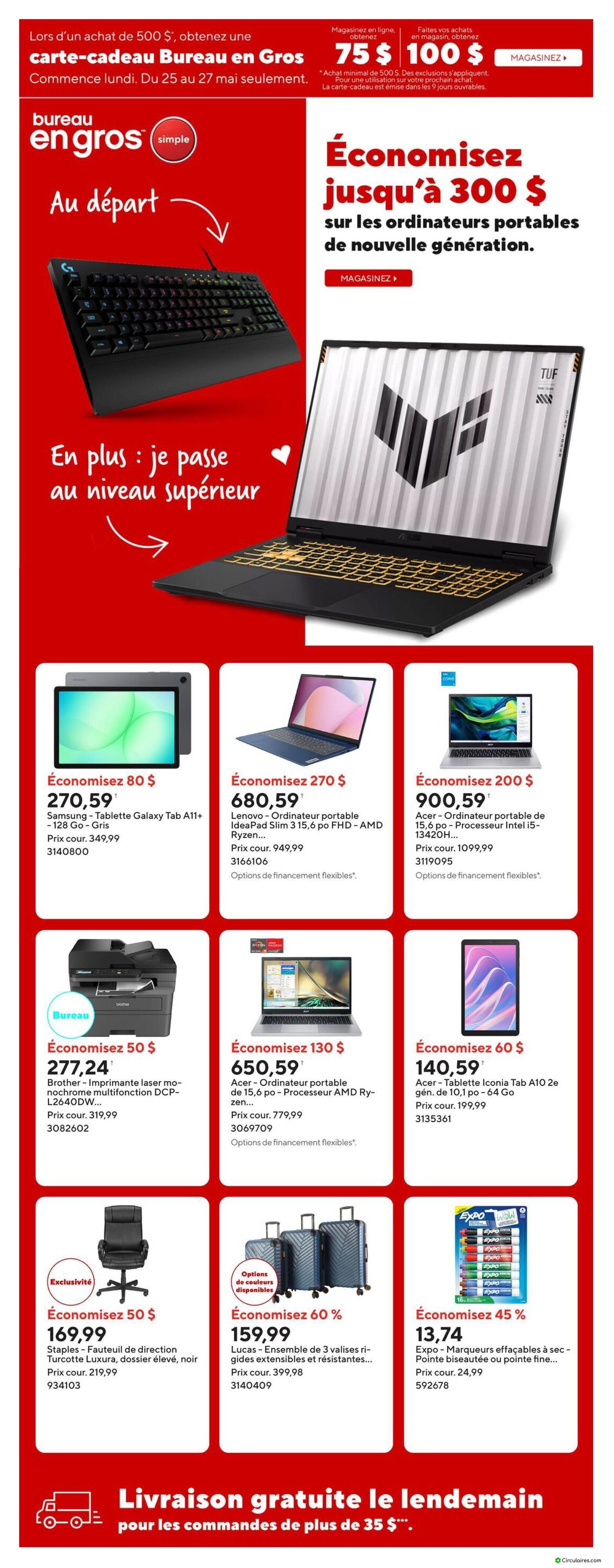 Bureau en Gros