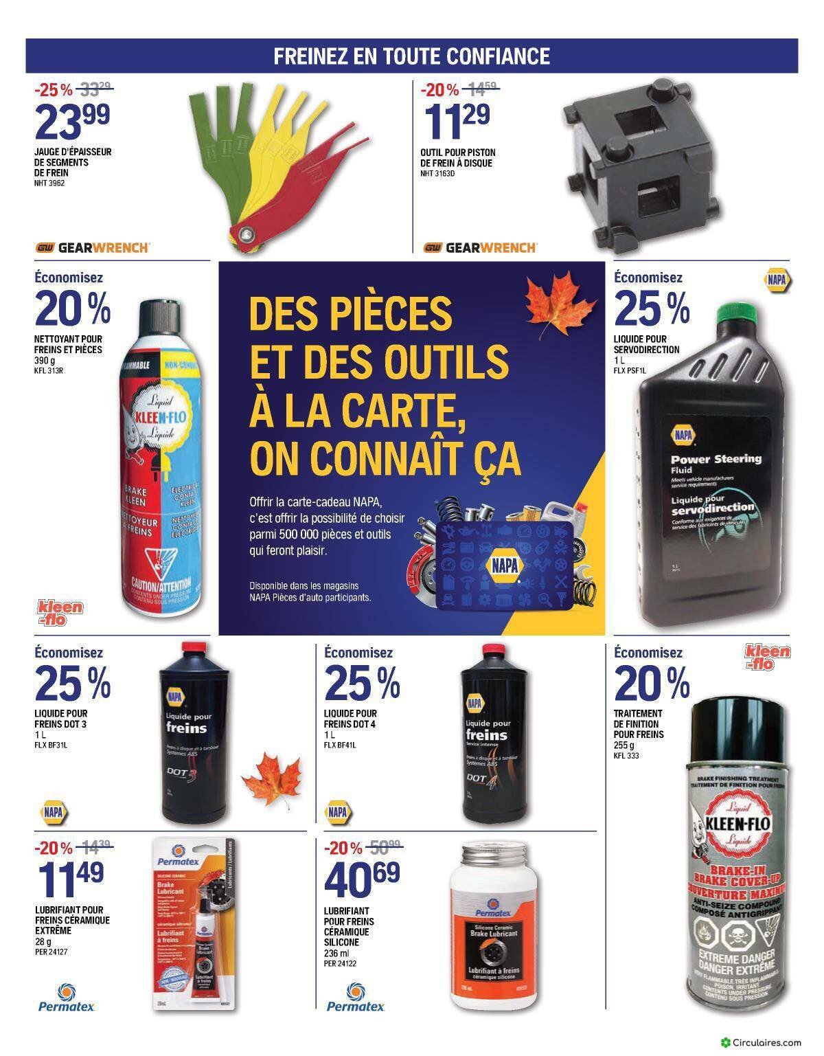Napa Pièces d'auto