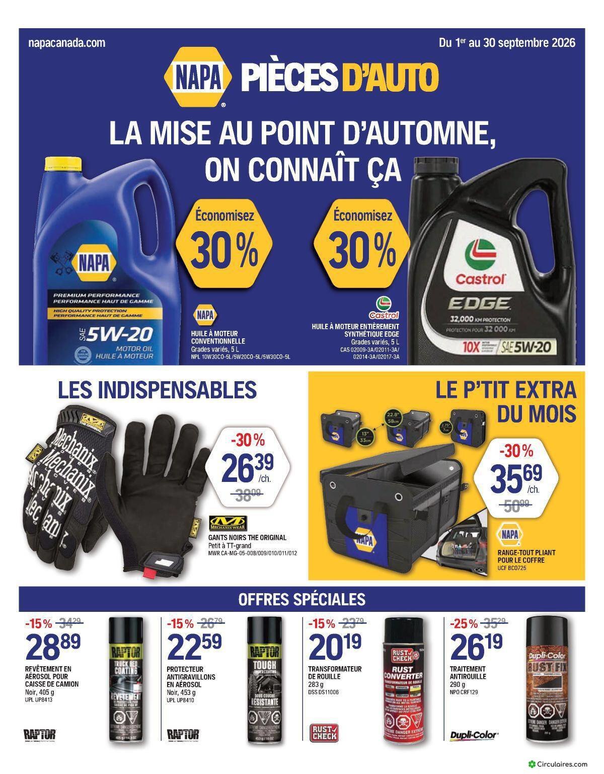 Napa Pièces d'auto