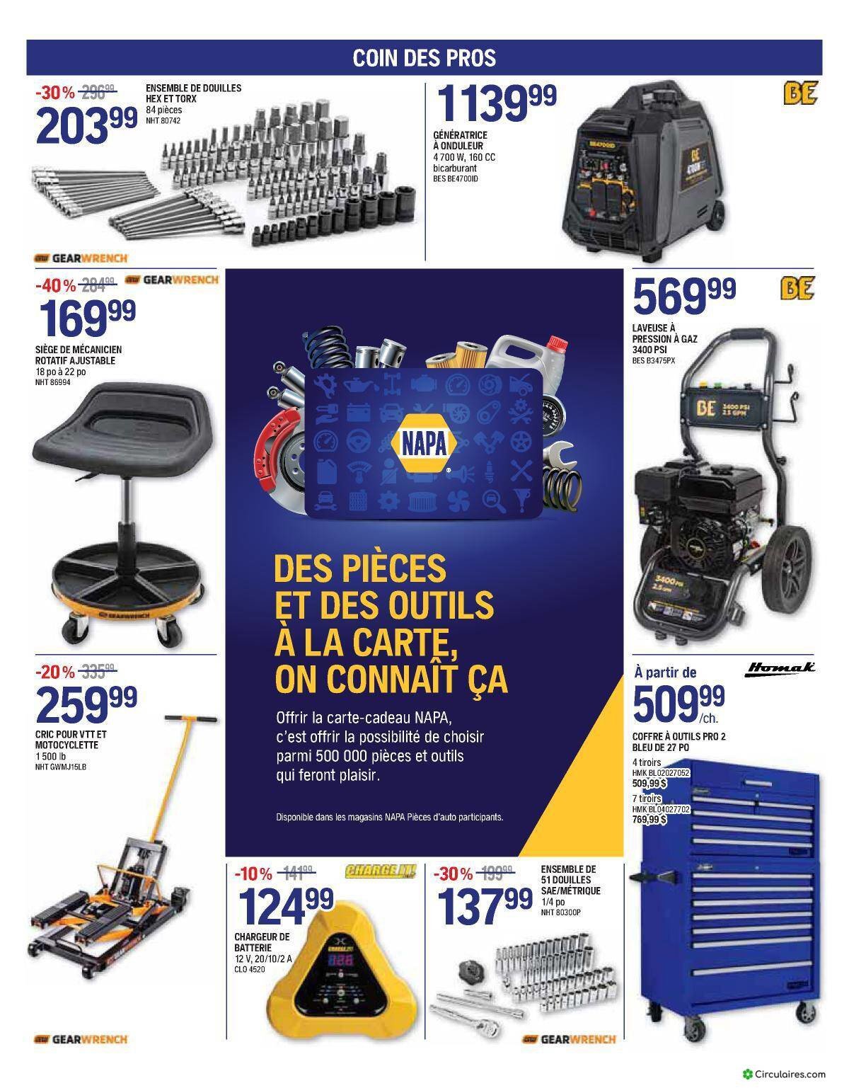 Napa Pièces d'auto