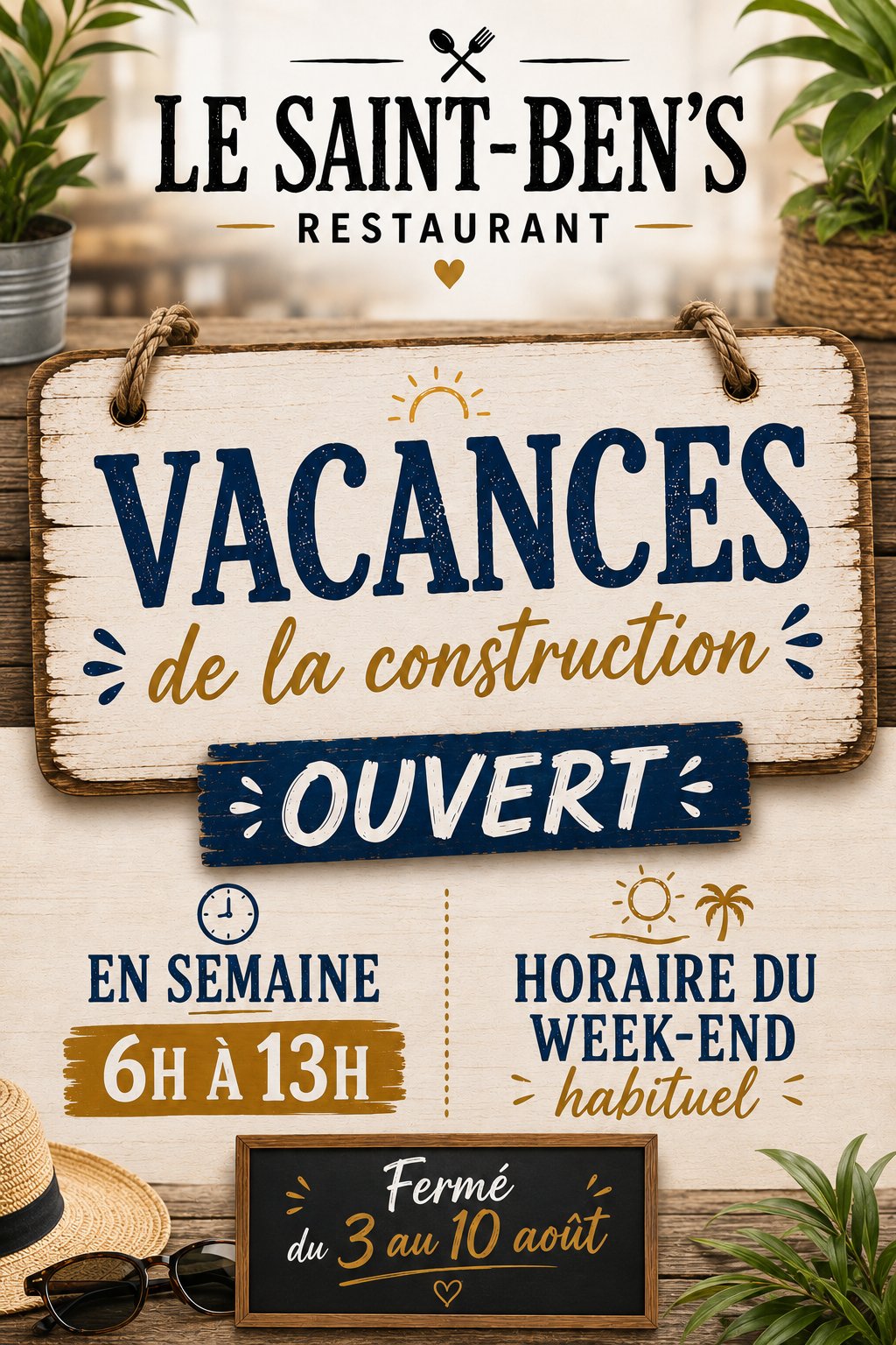 Restaurant le Saint-Ben's