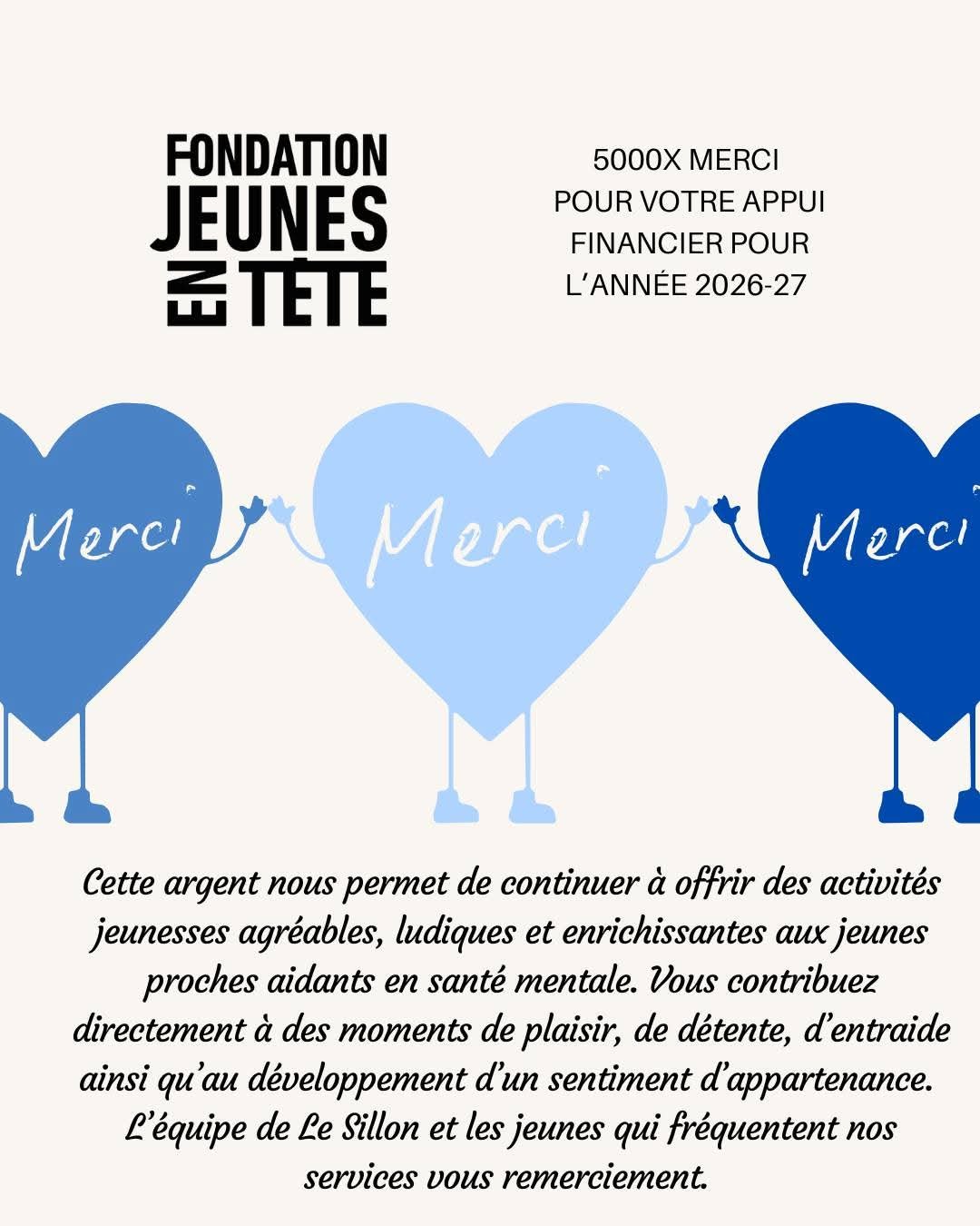 Le Sillon – Organisme de soutien aux proches d'une personne vivant avec un trouble de santé mentale.
