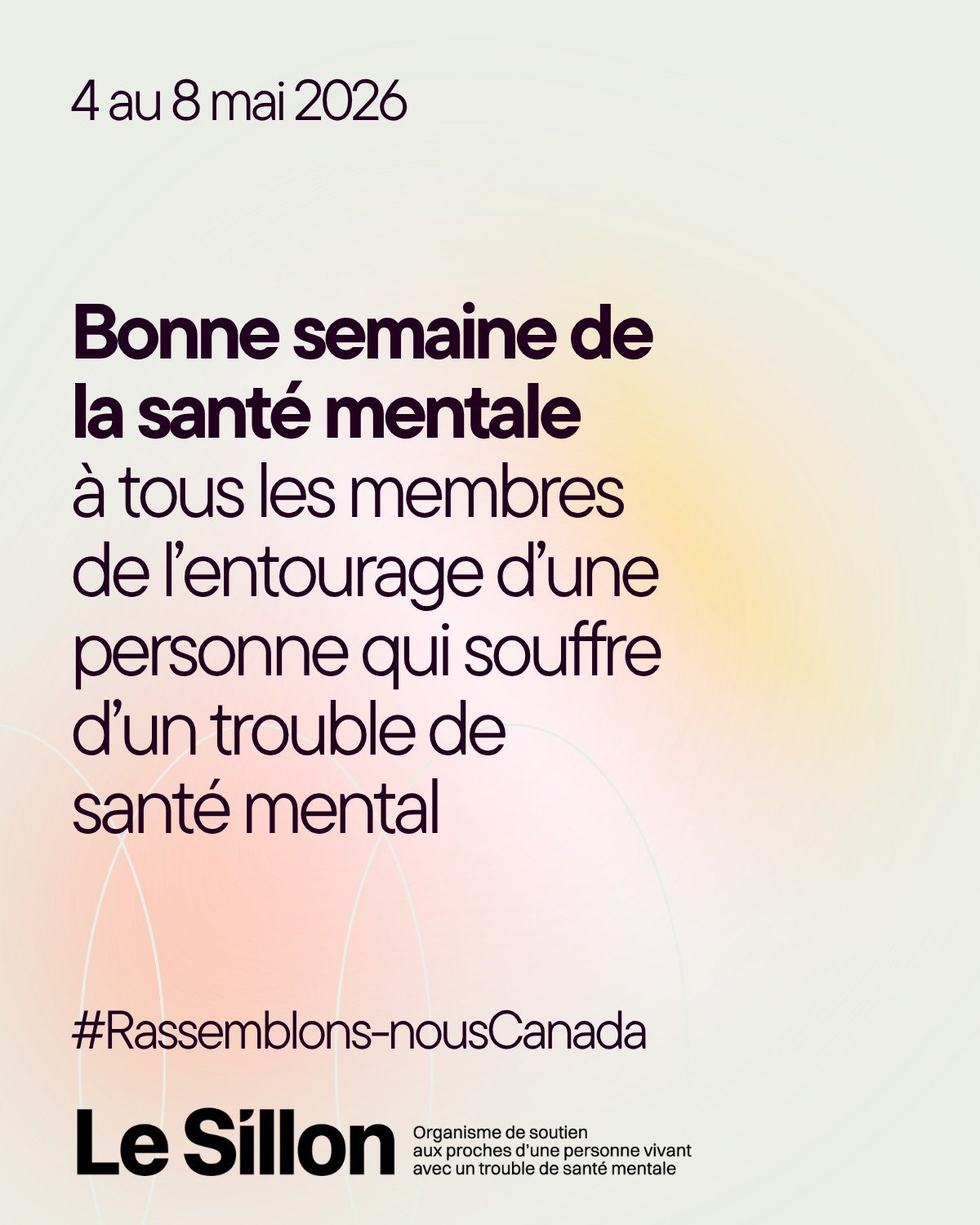 Le Sillon – Organisme de soutien aux proches d'une personne vivant avec un trouble de santé mentale.