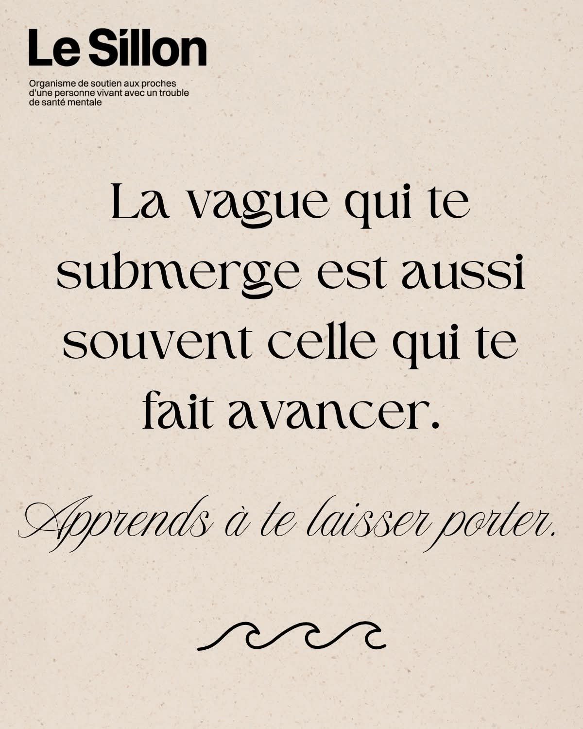 Le Sillon – Organisme de soutien aux proches d'une personne vivant avec un trouble de santé mentale.