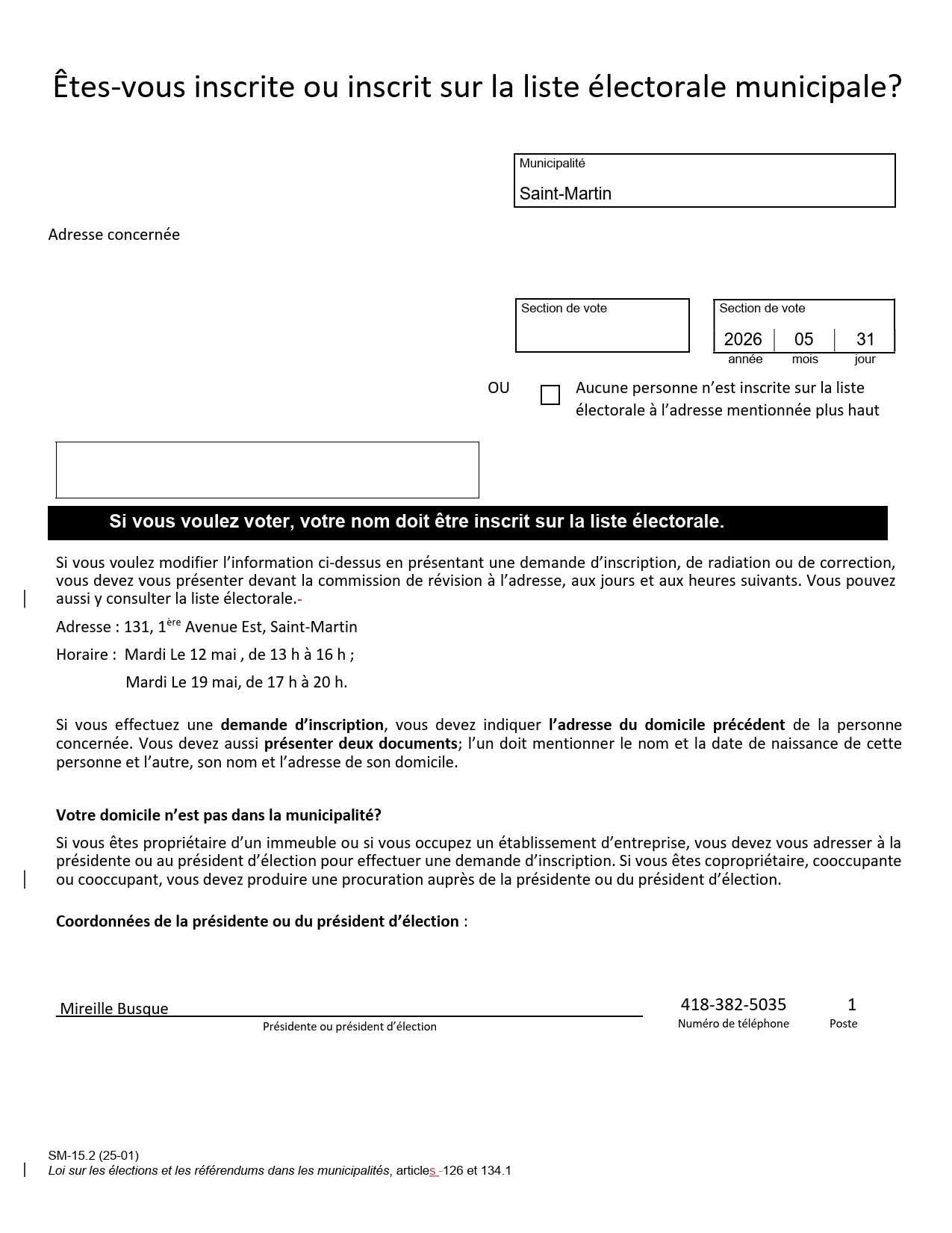 Saint-Martin de Beauce