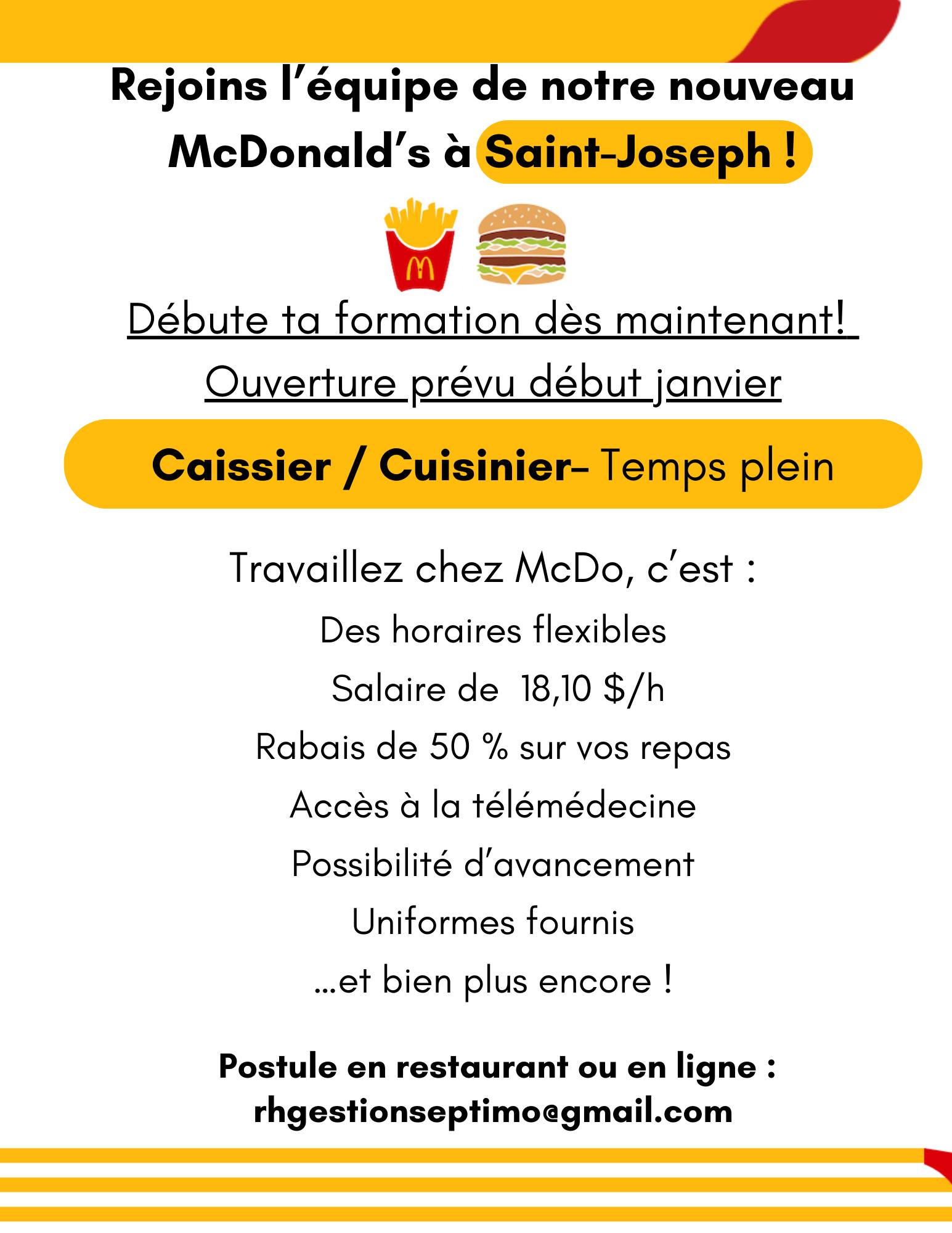 McDonalds St-Georges