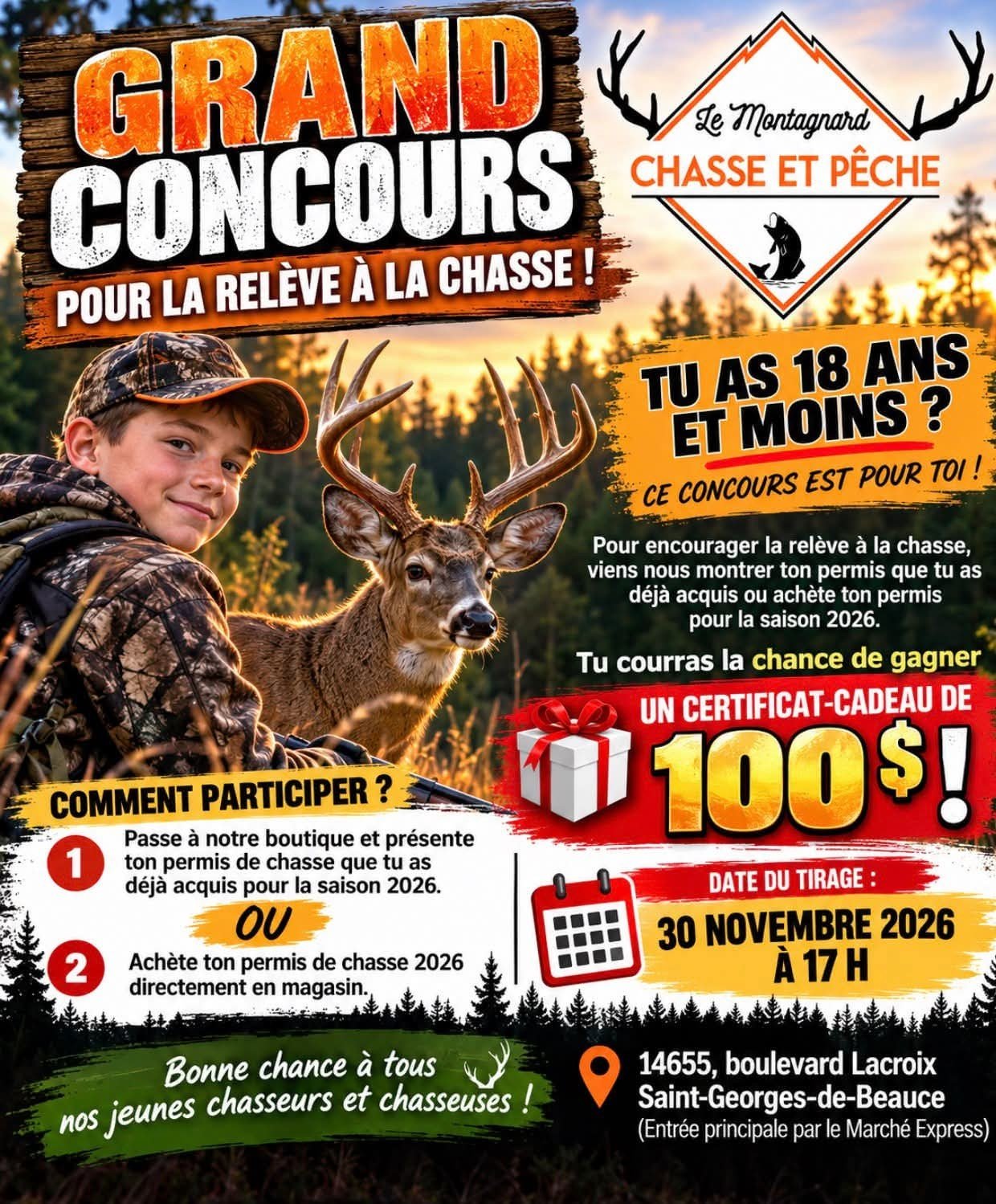 Chasse et pêche Le Montagnard
