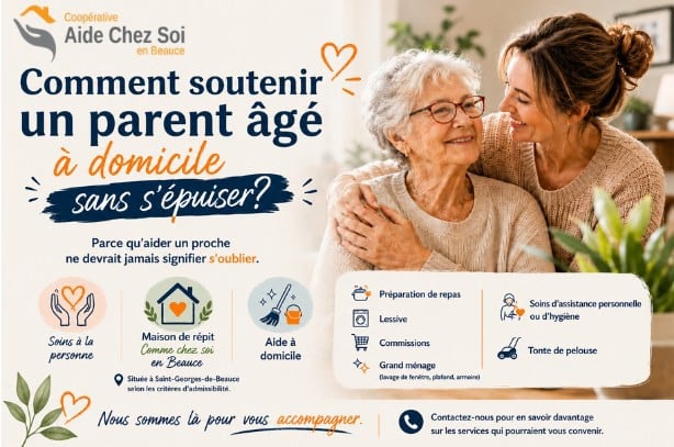 Coopérative Aide chez soi en Beauce