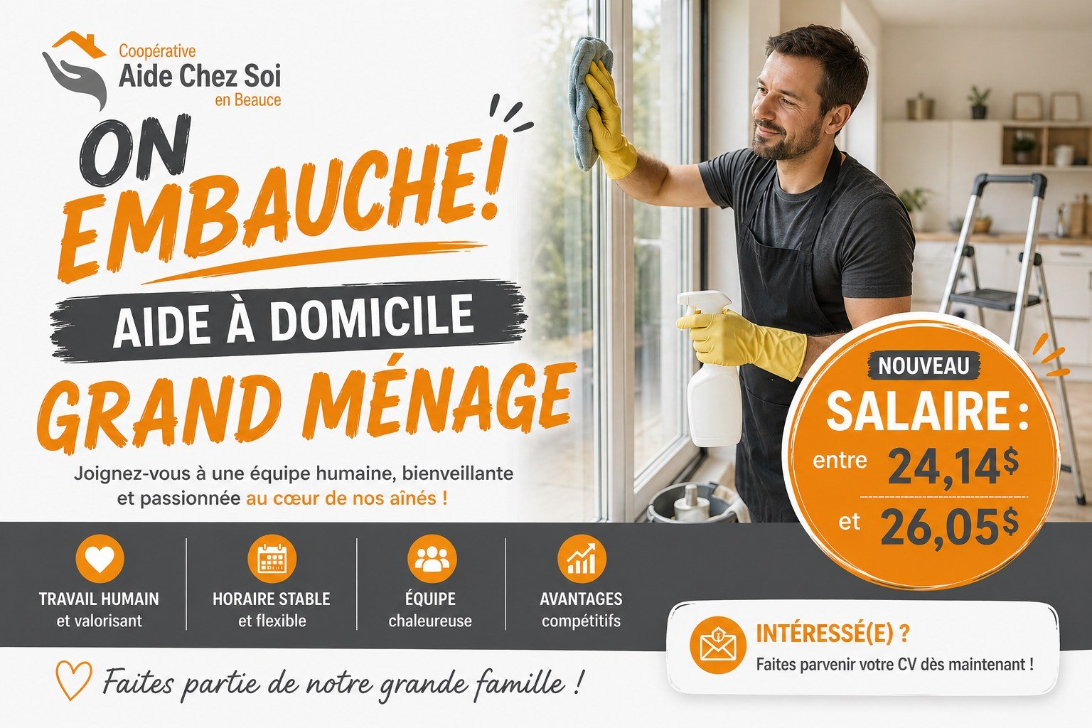 Coopérative Aide chez soi en Beauce