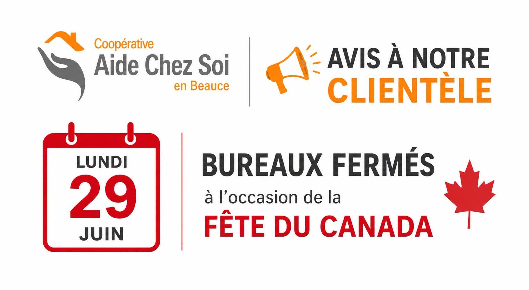 Coopérative Aide chez soi en Beauce