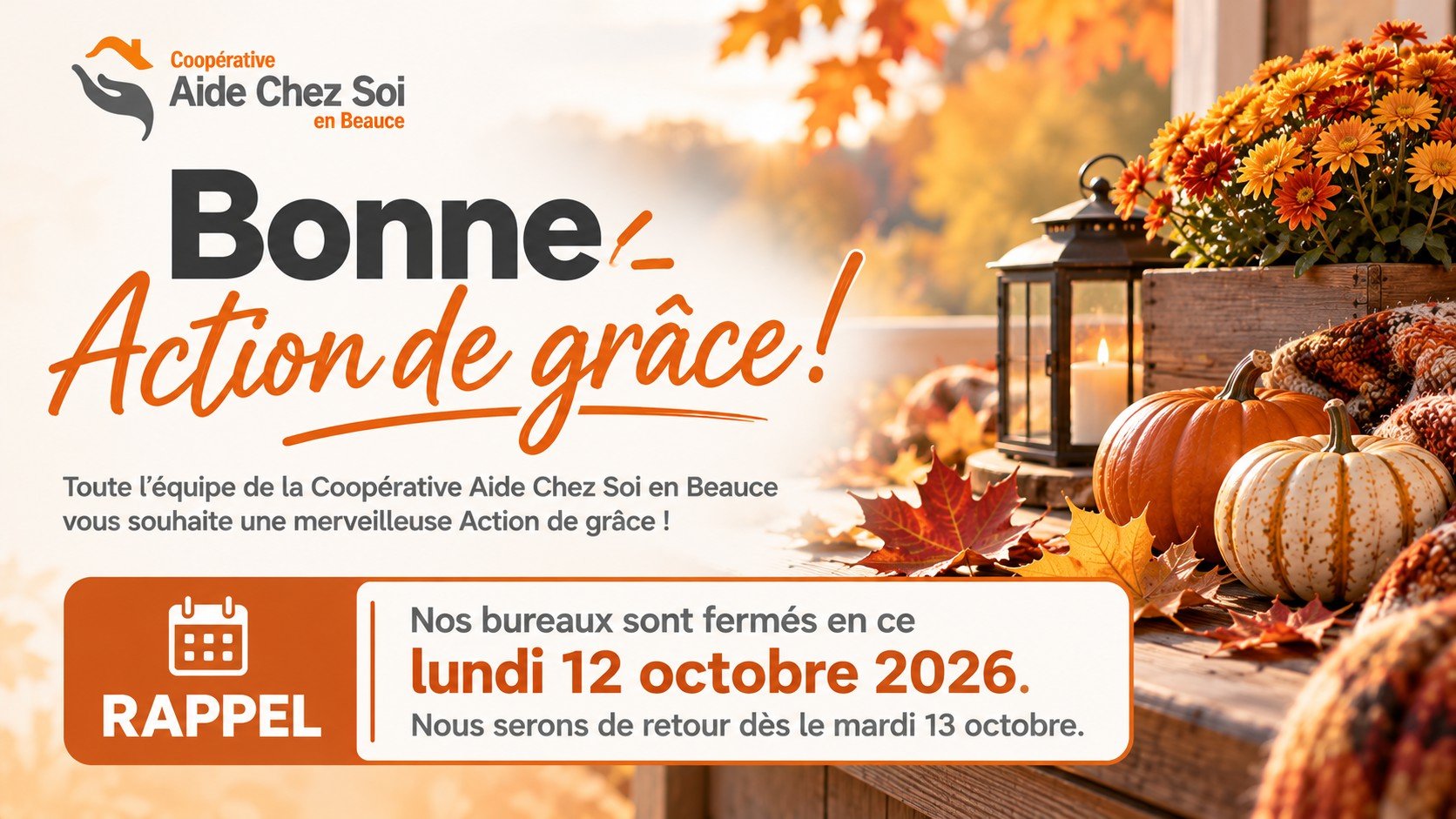 Coopérative Aide chez soi en Beauce