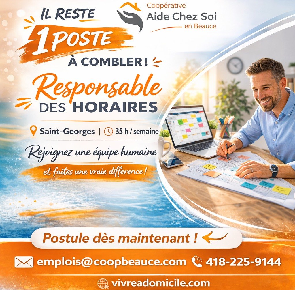 Coopérative Aide chez soi en Beauce