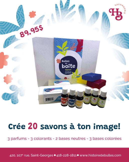 Savonnerie Histoire de Bulles
