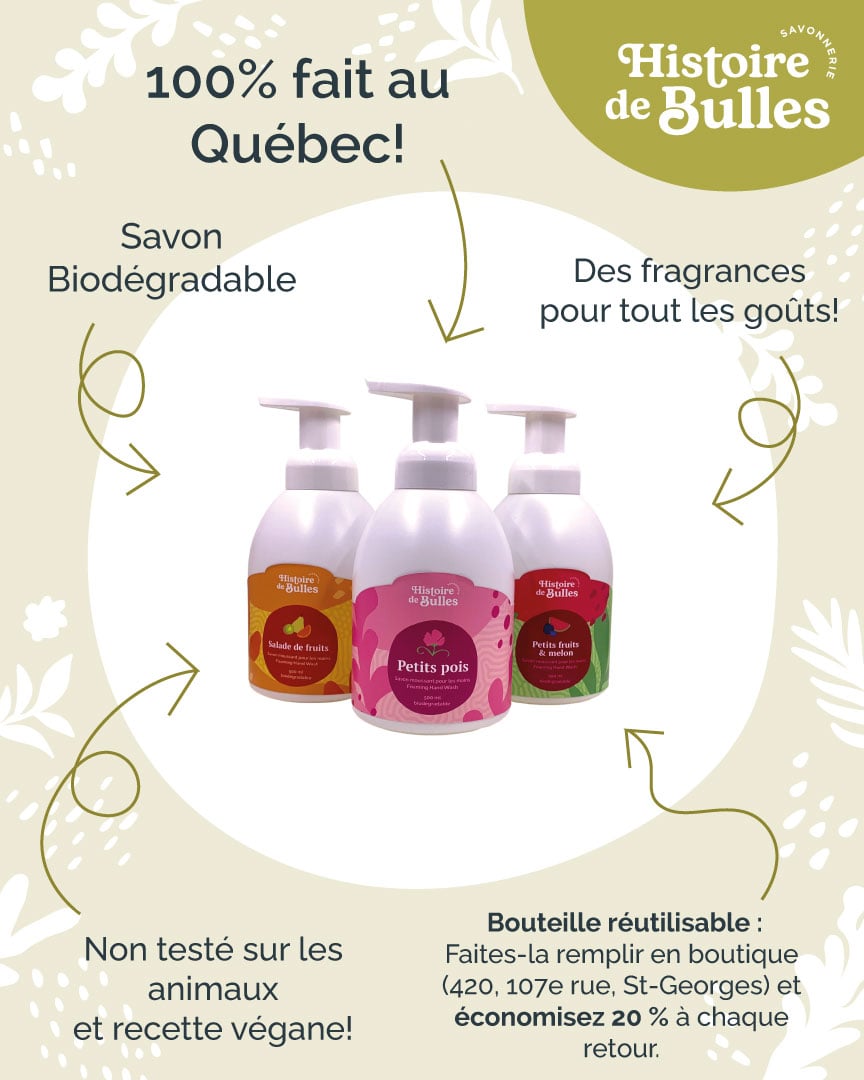 Savonnerie Histoire de Bulles