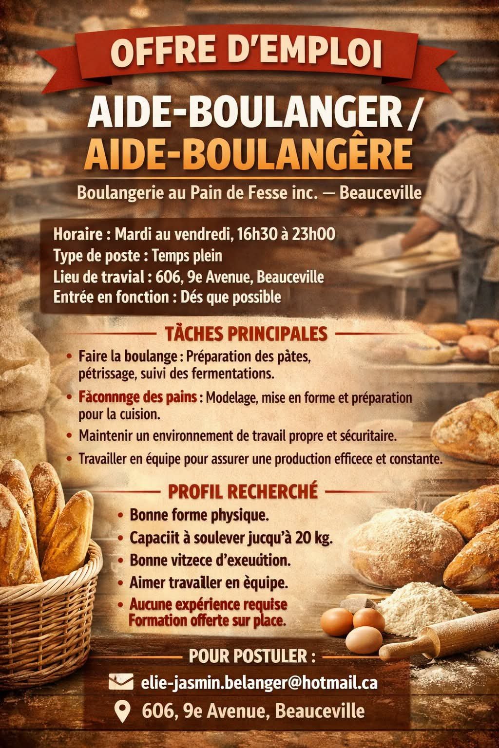Boulangerie au Pain de Fesse