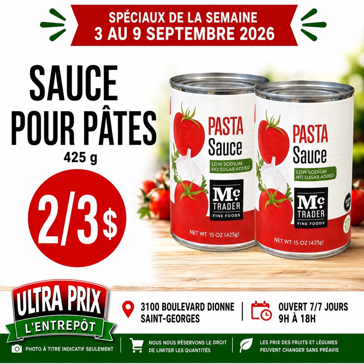 Ultra Prix L'Entrepôt