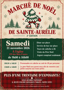 Publication image Municipalité de Sainte-Aurélie