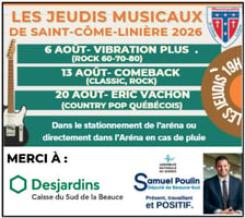 Publication image Municipalité St-Côme-Linière