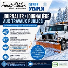 Publication image Municipalité Saint-Odilon de Cranbourne