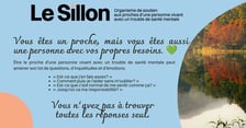 Publication image Le Sillon – Organisme de soutien aux proches d'une personne vivant avec un trouble de santé mentale.